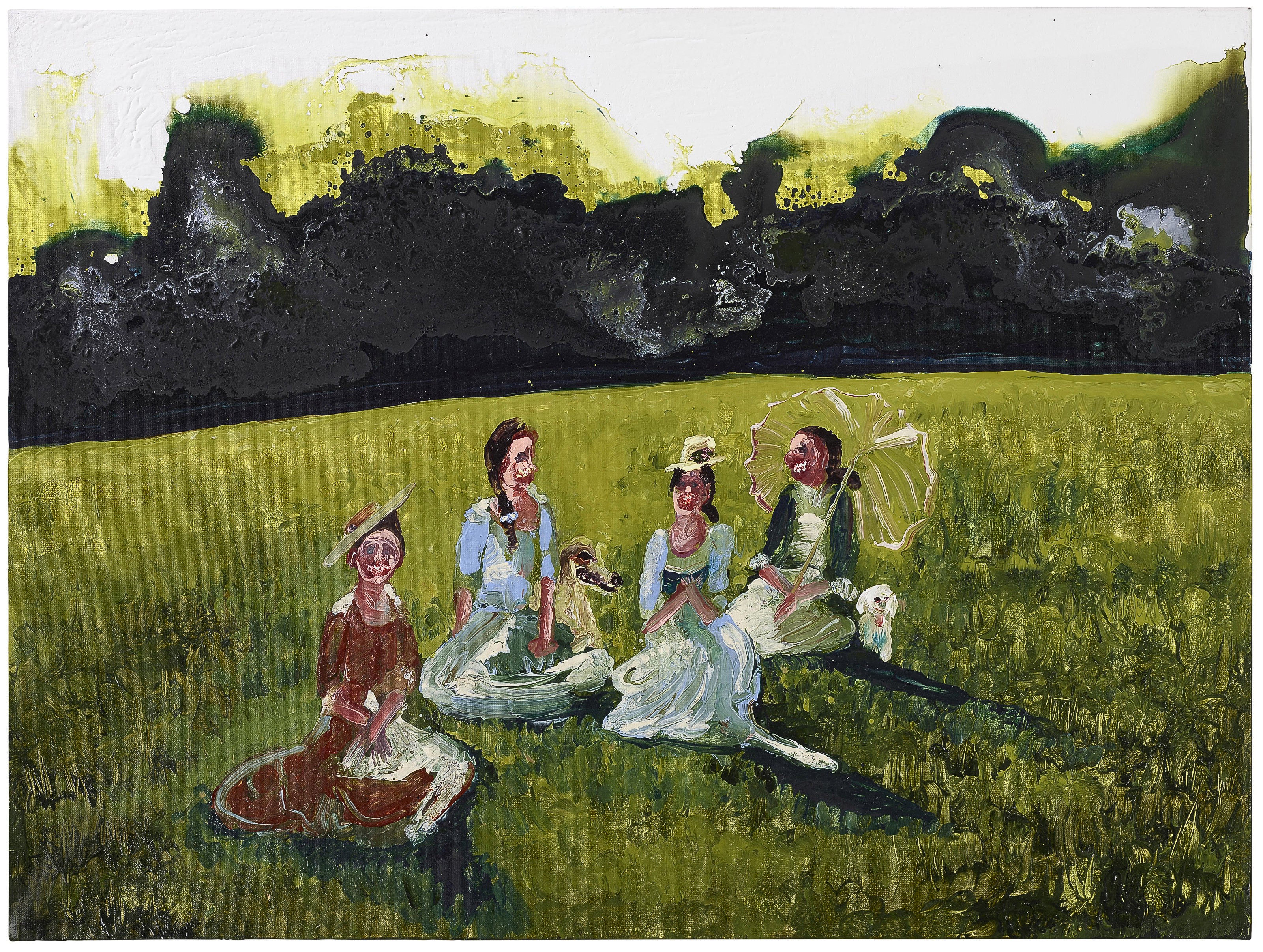 GENIEVE FIGGIS (B. 1972), Ladies in the Grass | Christie's