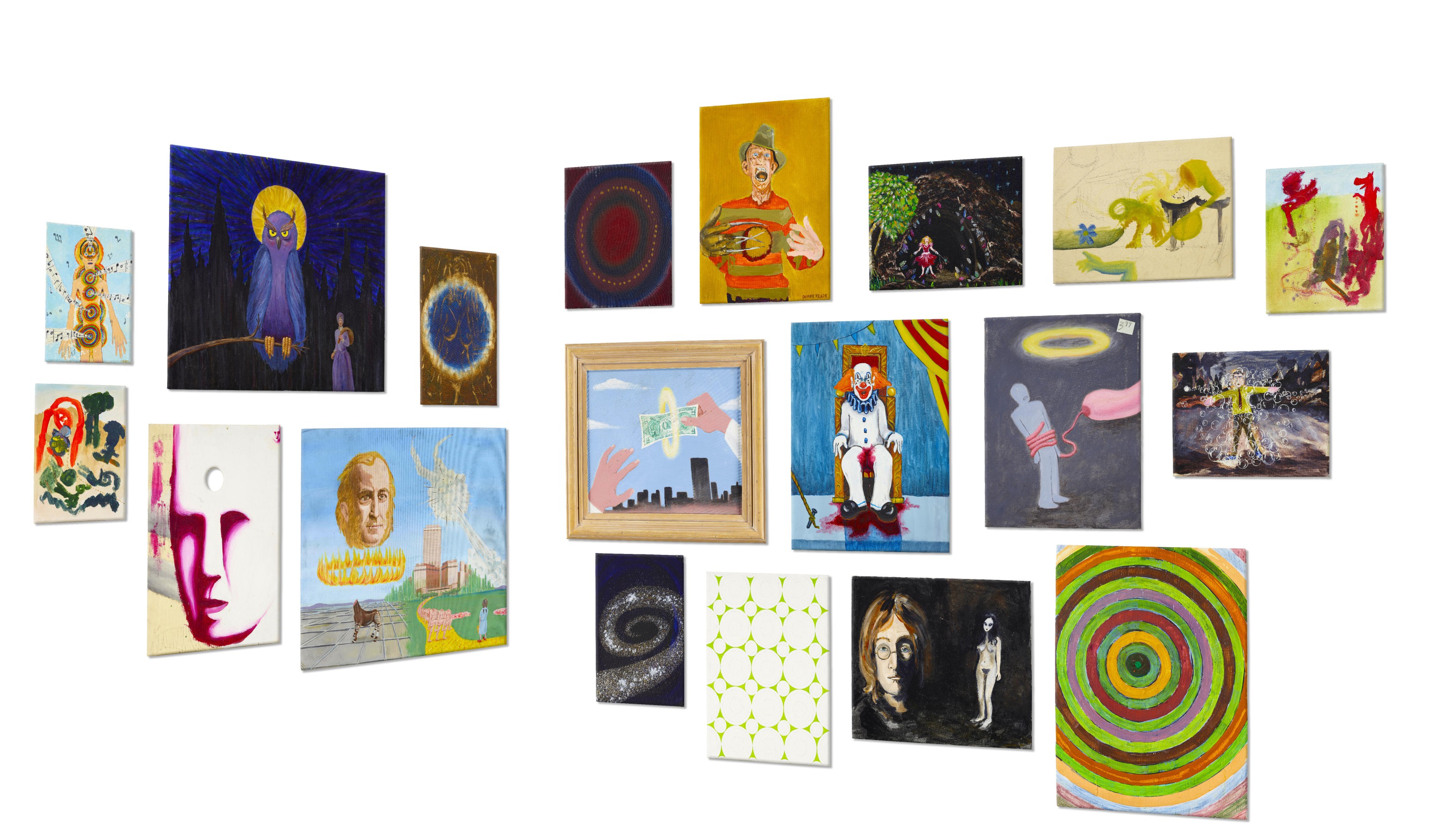 JIM SHAW (B. 1952), Paintings Found in an 0ist Thrift Store