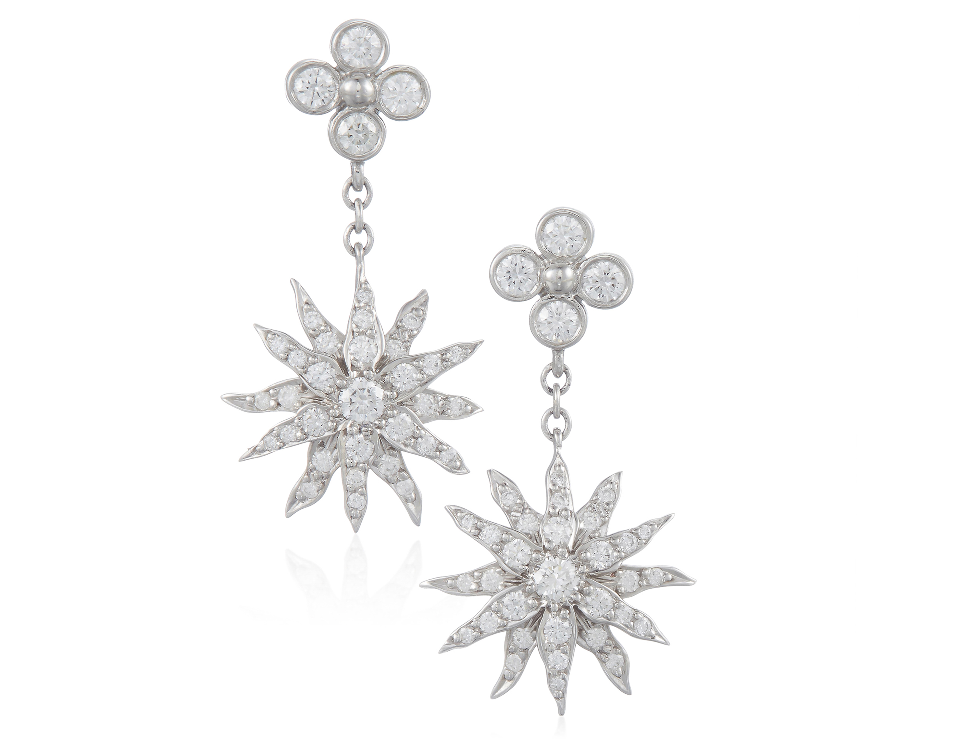 CO. DIAMOND STARBURST EARRINGS 