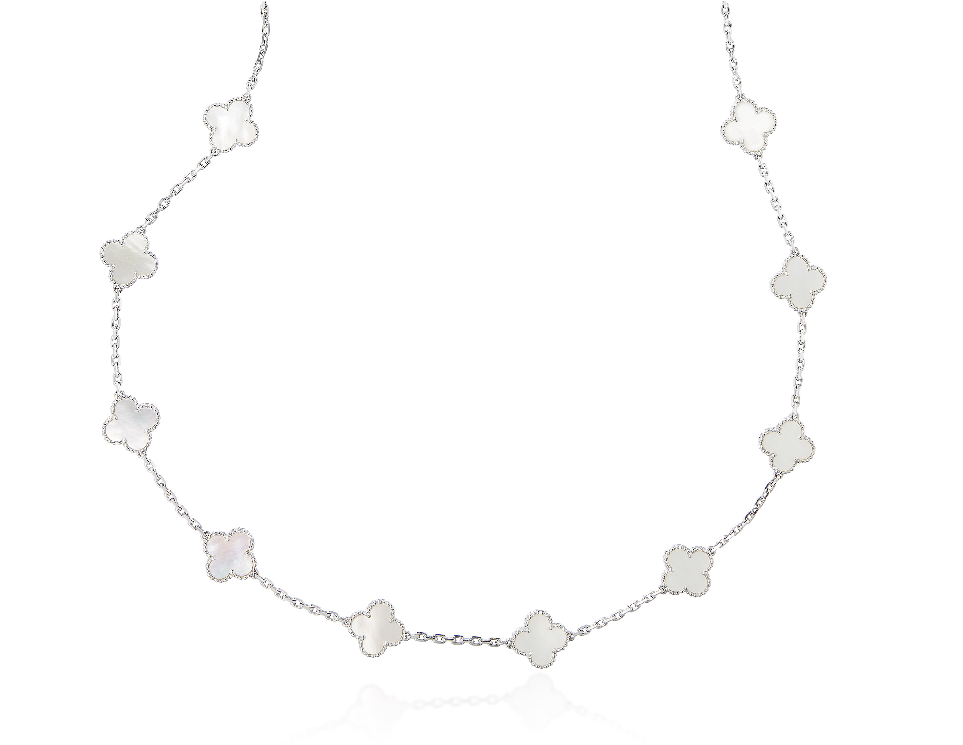 Van Cleef Arpels Vintage Alhambra Mother Of Pearl Necklace Christie S