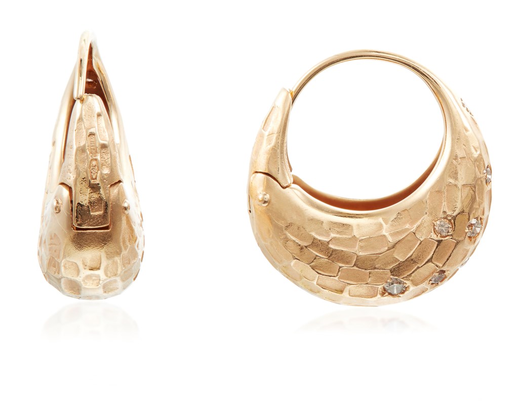 POMELLATO GOLD AND COLORED DIAMOND HOOP EARRINGS, Christie’s