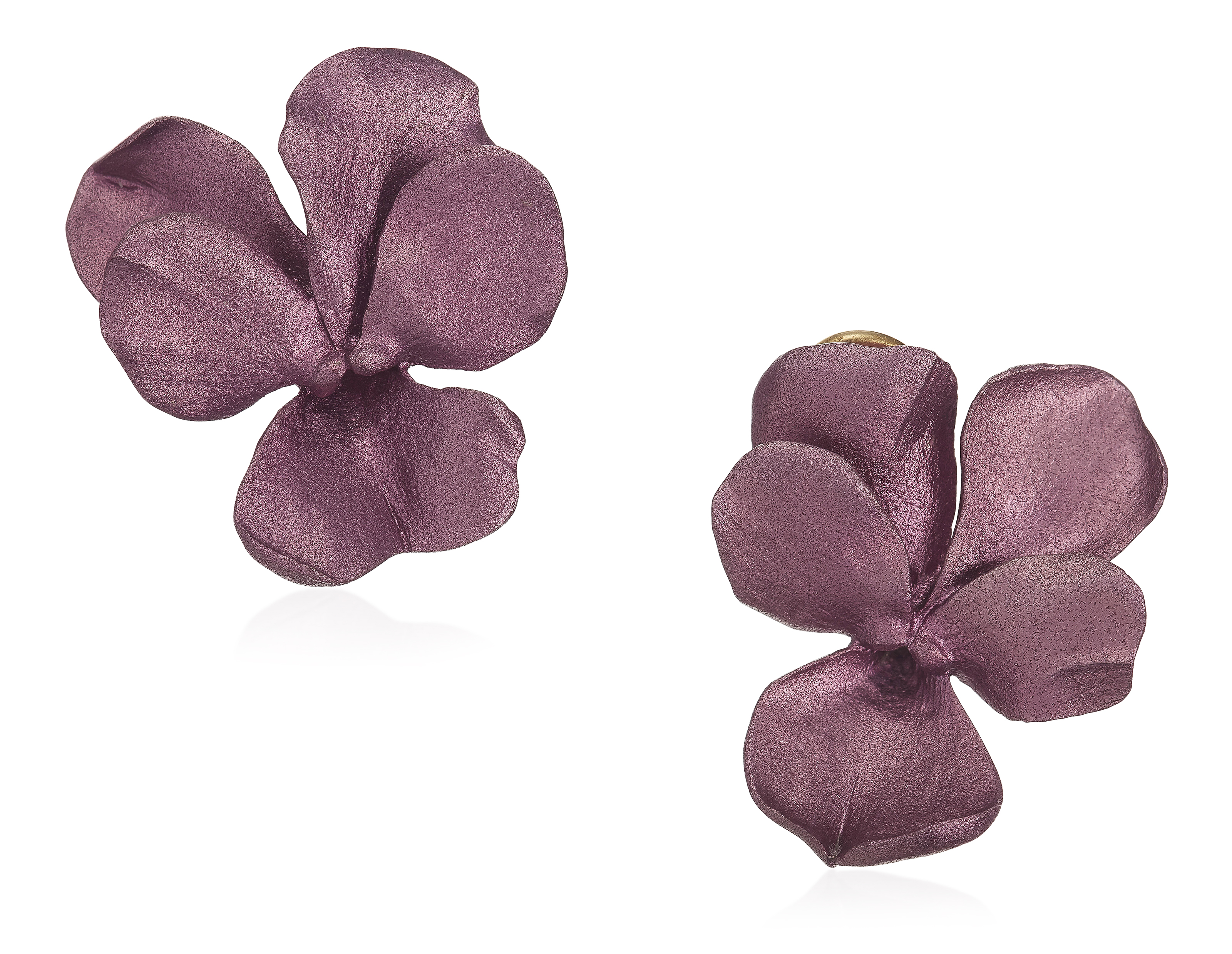 JAR ALUMINUM 'PANSY' EARRINGS, Christie’s