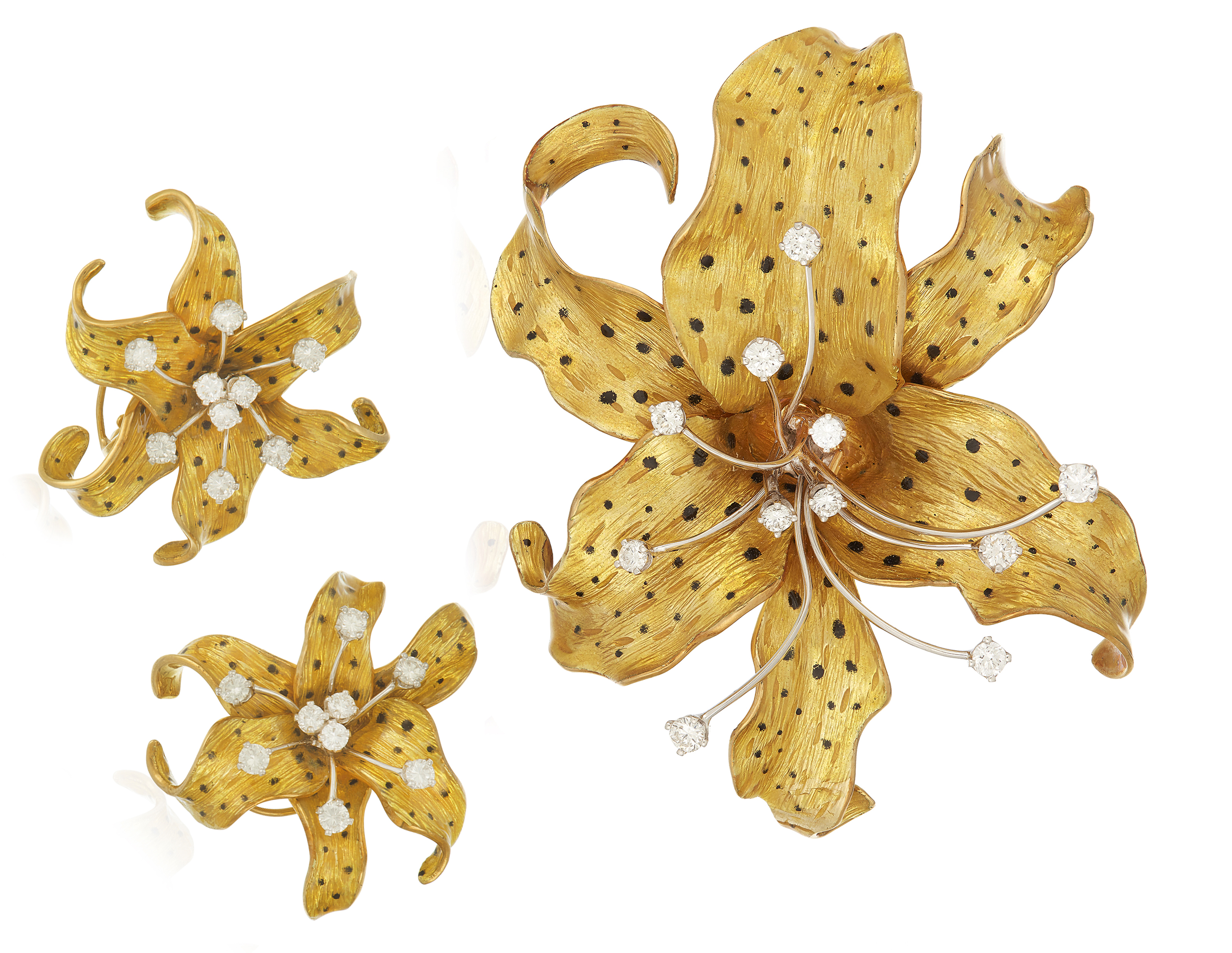 DAVID WEBB SET OF TIGER LILY JEWELRY, Christie’s