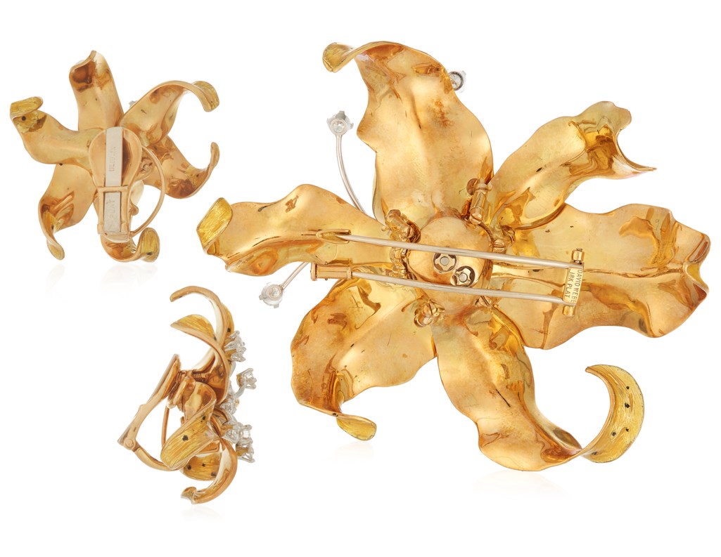 DAVID WEBB SET OF TIGER LILY JEWELRY, Christie’s