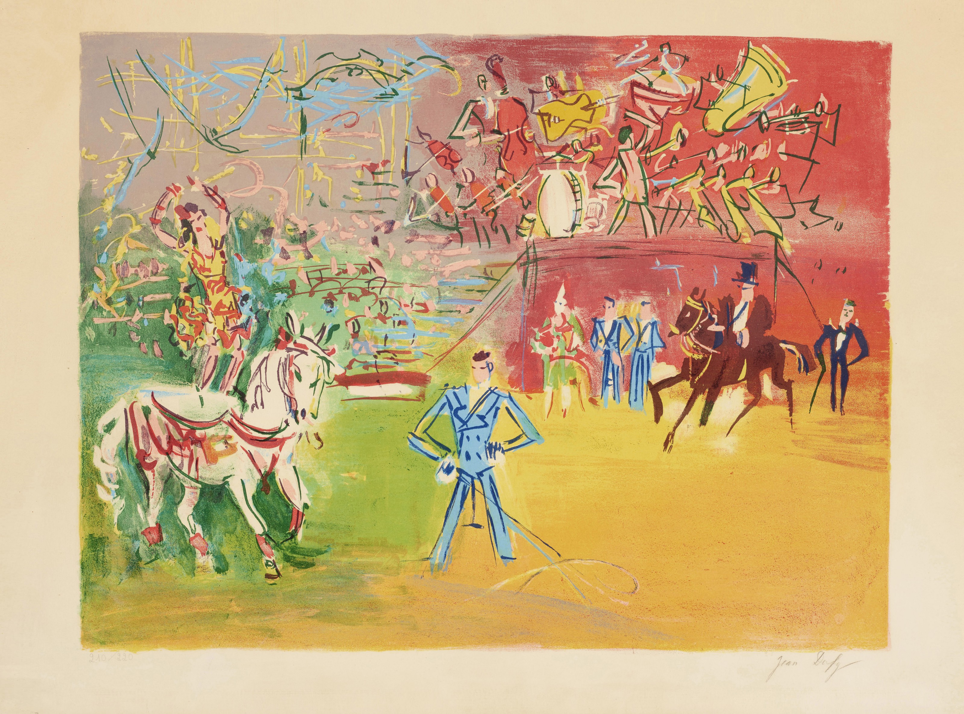 JEAN DUFY (1888-1964), Le Cirque | Christie's