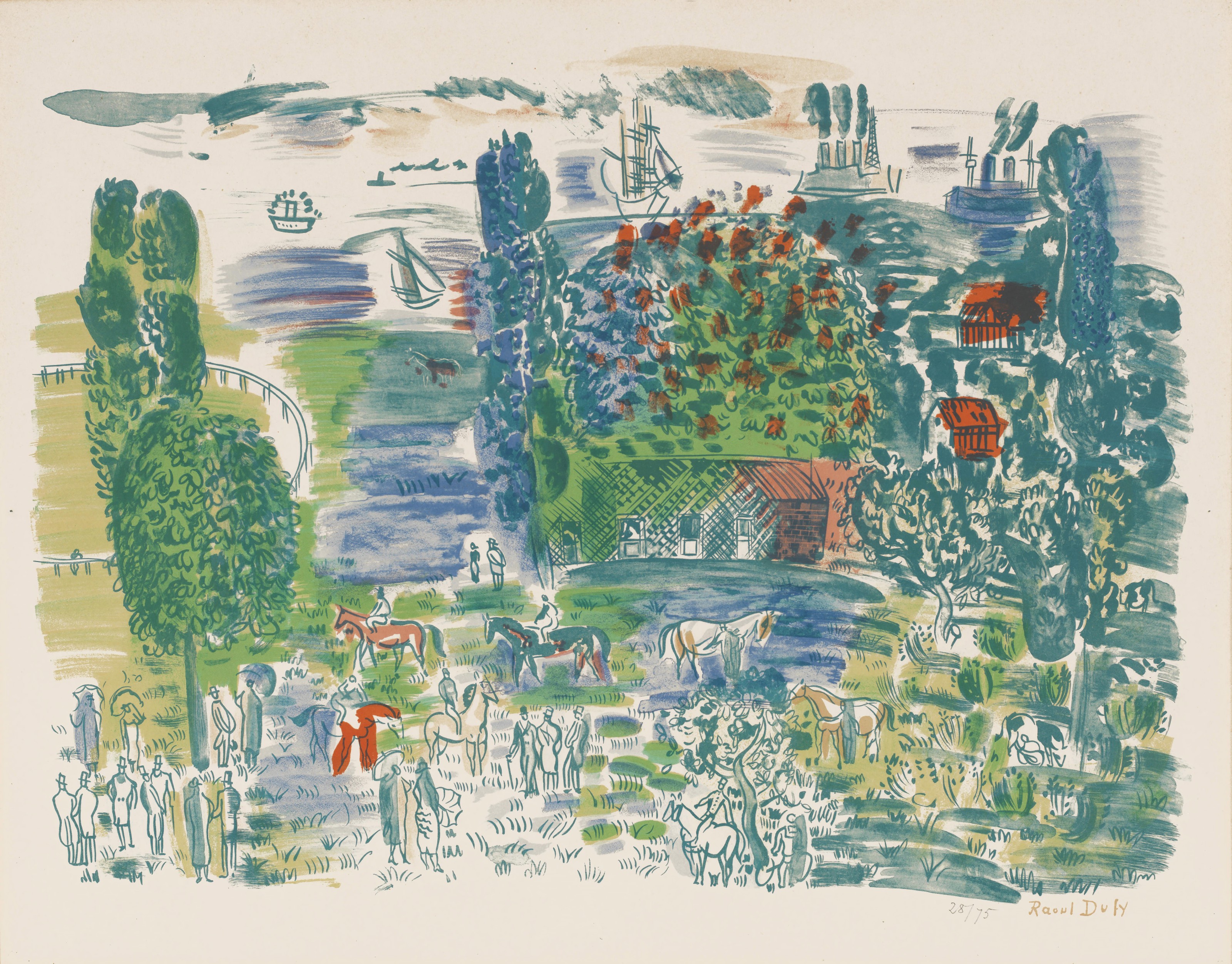 JEAN DUFY (1888-1964), Le Cirque | Christie's