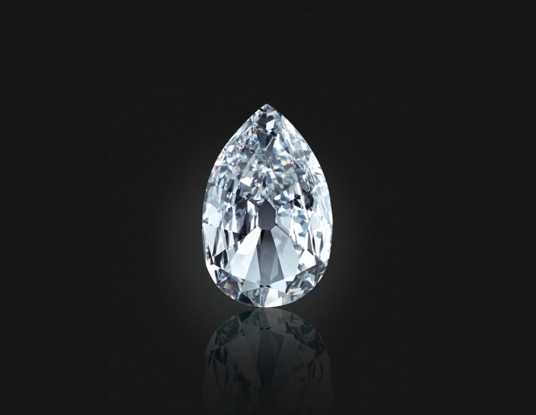 The Arcot II’ diamond, 17.21 carats, D colour, internally flawless clarity. Sold for $3,375,000 on 19 June 2019 at Christie’s in New York
