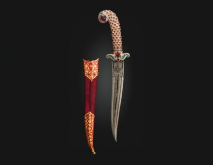 Jewelled Daggers And Ceremonial Swords From Mughal India Christie S All the intricately engraved surfaces are set with gems and colored glass finely cut with floral forms. ceremonial swords from mughal india