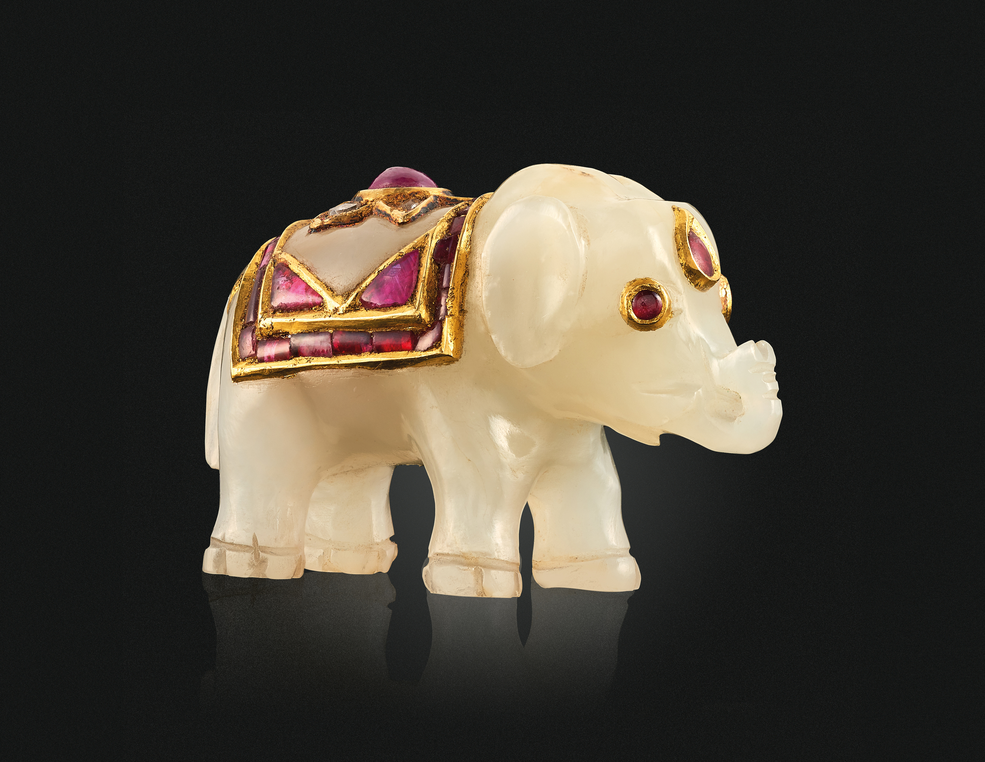 jade elephant figurines