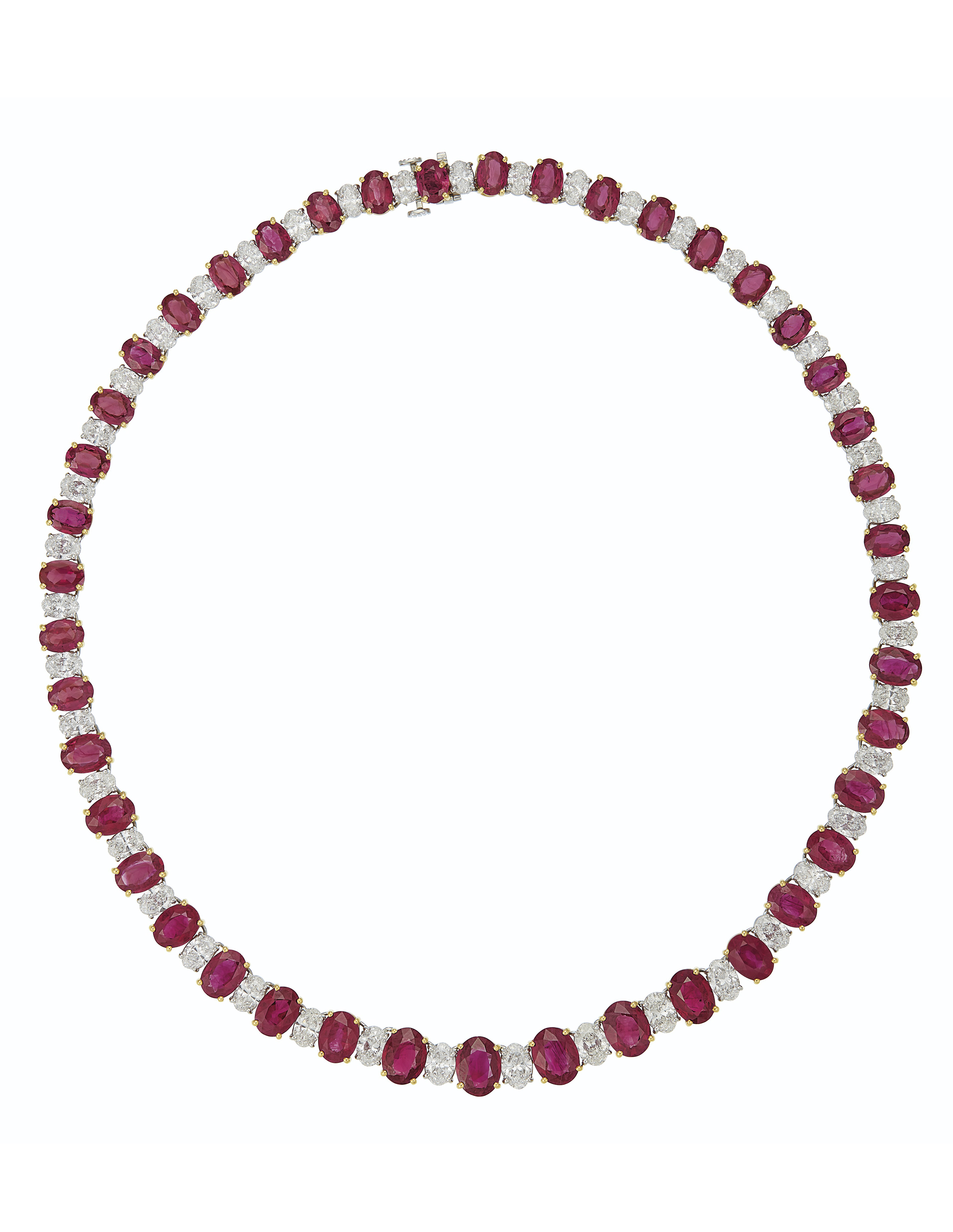 RUBY AND DIAMOND NECKLACE | Christie's