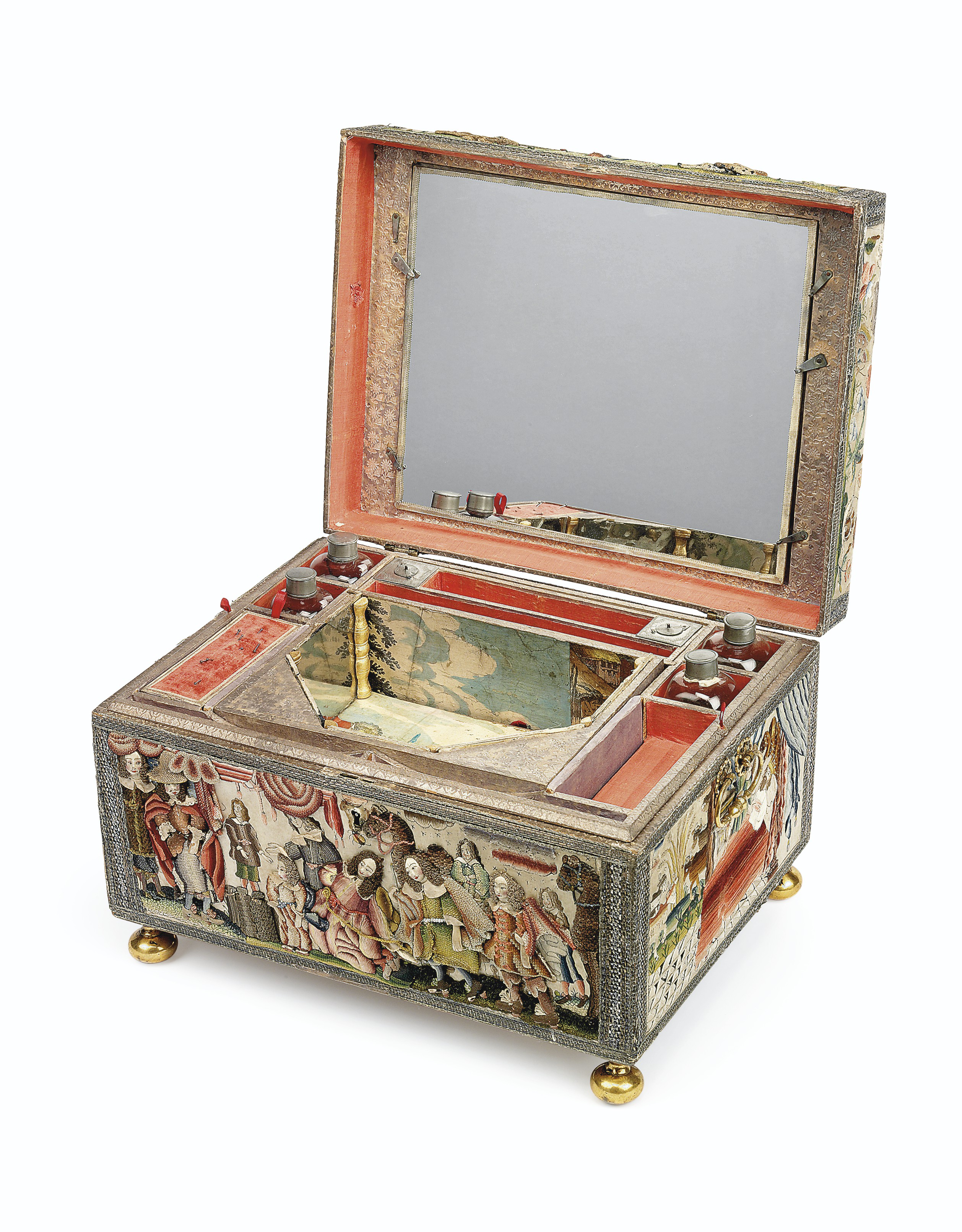 A MAGNIFICENT CHARLES II NEEDLEWORK CASKET , CIRCA 166070 Christie's