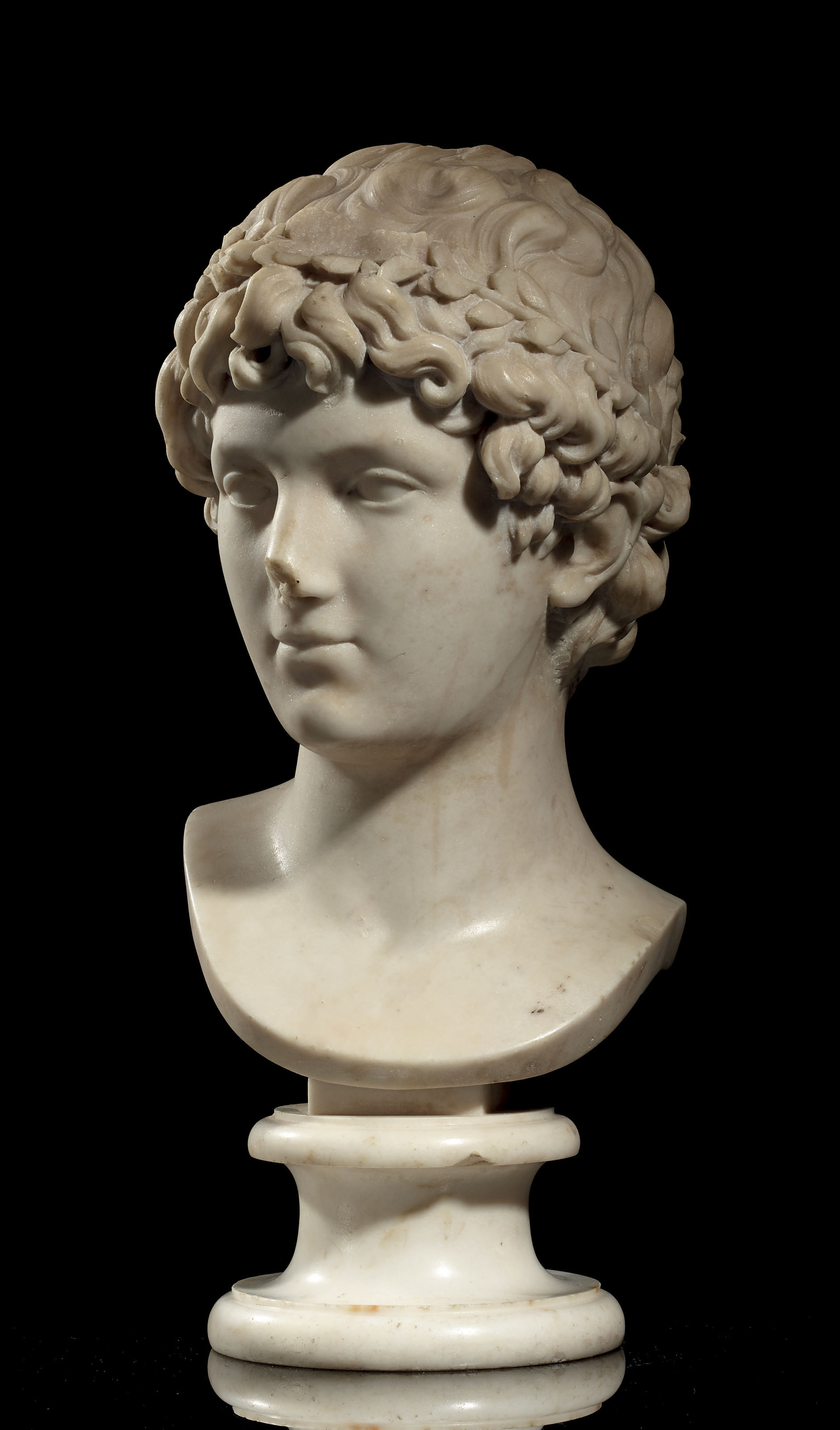 BY JEAN-ANTOINE HOUDON (1741-1828), DATED 1775, A MARBLE