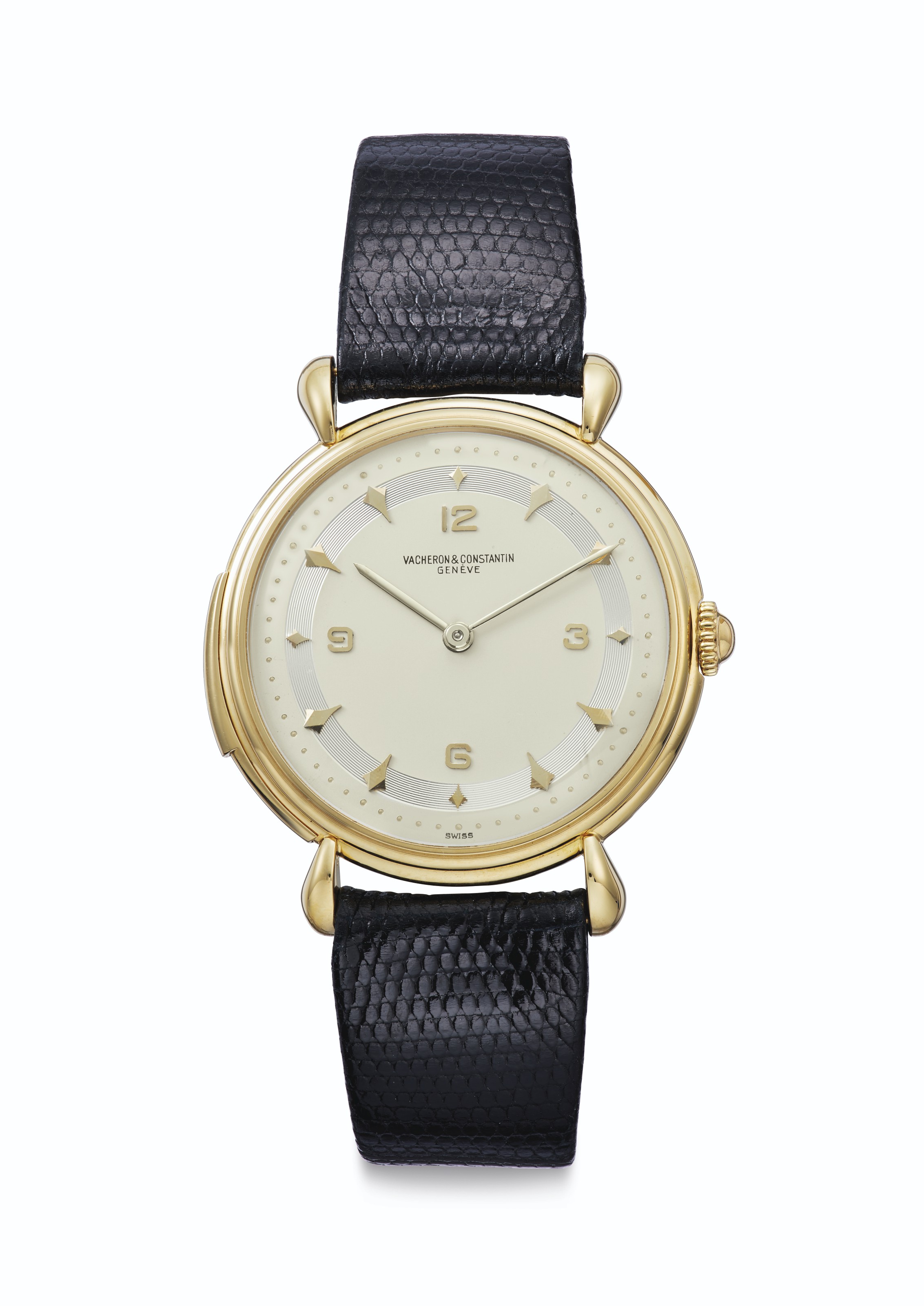 Vacheron Constantin. An Extremely Fine and Rare 18k Gold Minute Repeating Wristwatch with Two Tone Dial Signed Vacheron Constantin Geneve Ref. 4261 Movement No. 501 908 Case No. 328 056 Manufactured i...