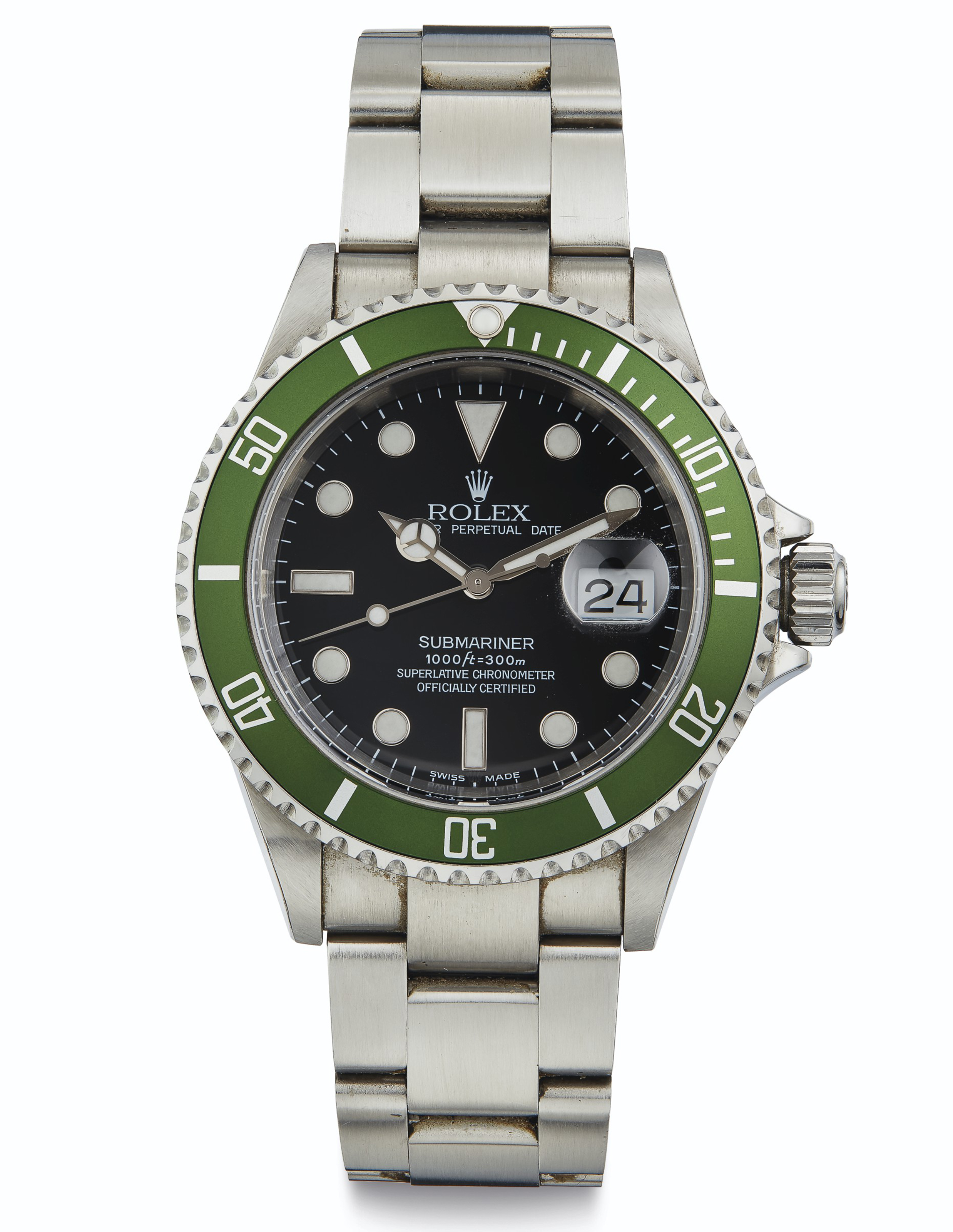 Rolex submariner 1000ft 300m outlet superlative chronometer officially certified price