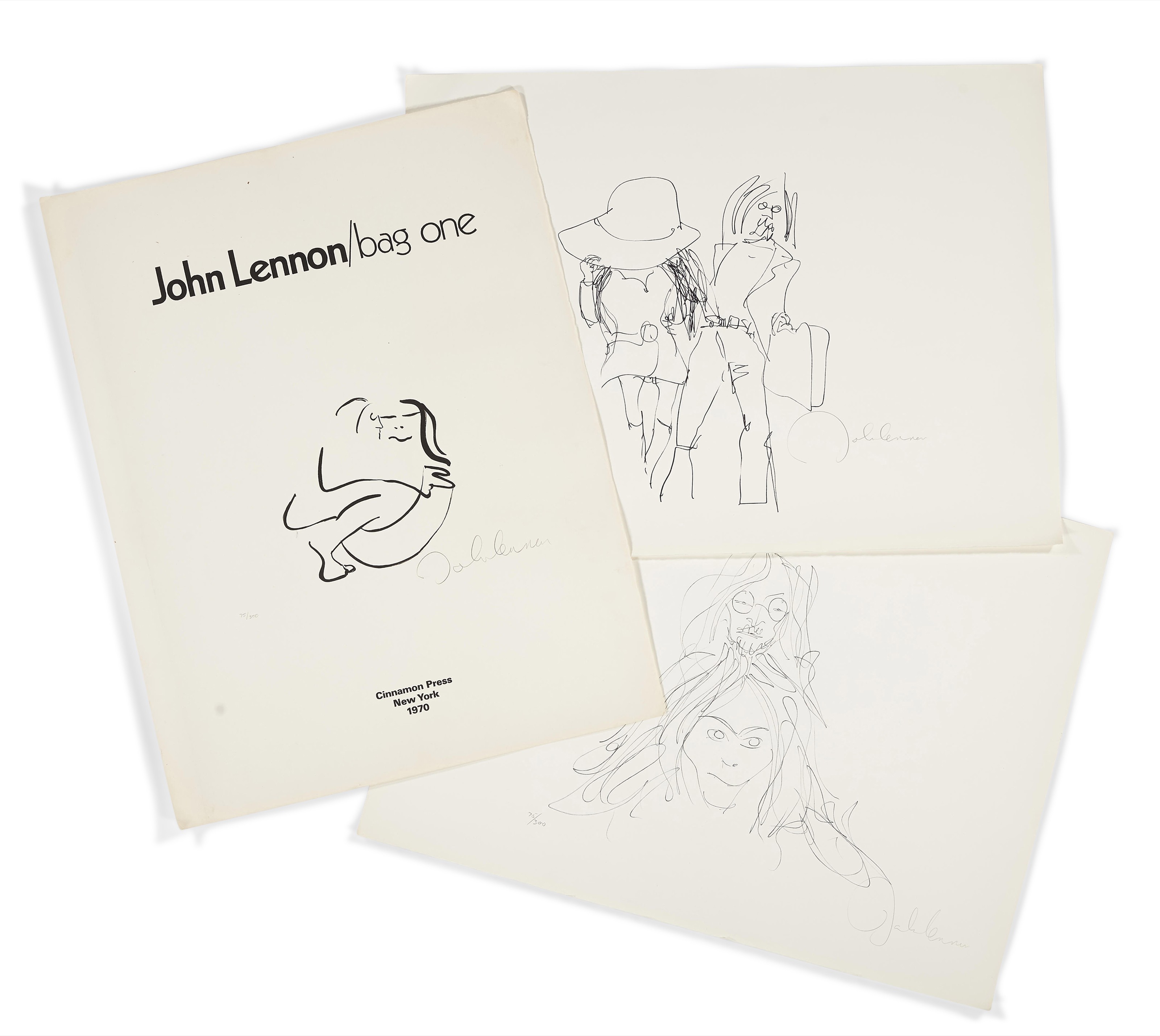 John Lennon (British, 1940-1980), BAG ONE | Christie's