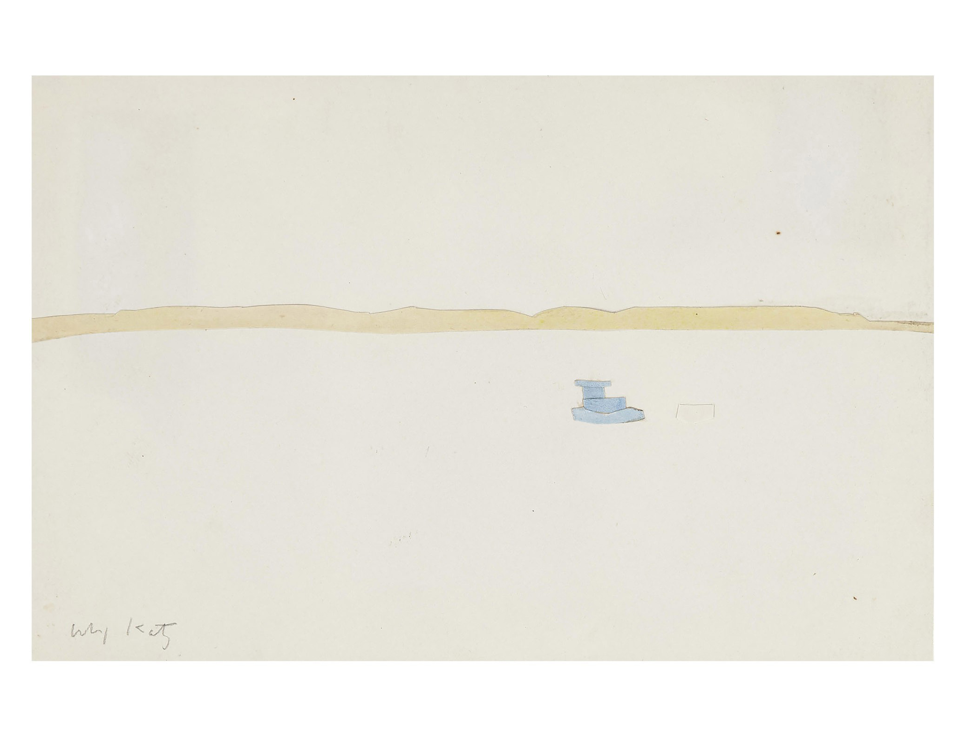 Alex Katz (b. 1927), Blue Boat | Christie's
