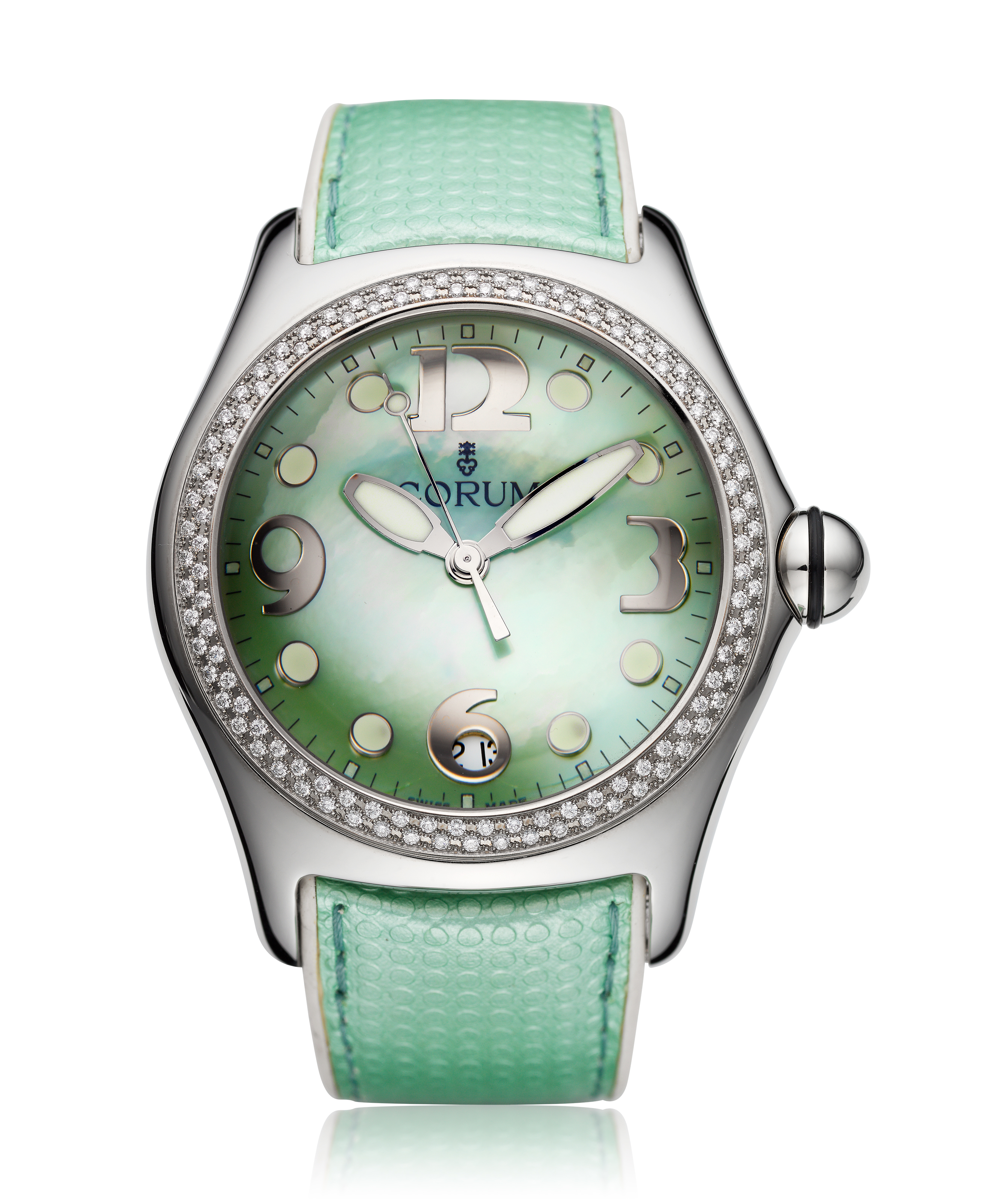Corum bubble sales diamond watch