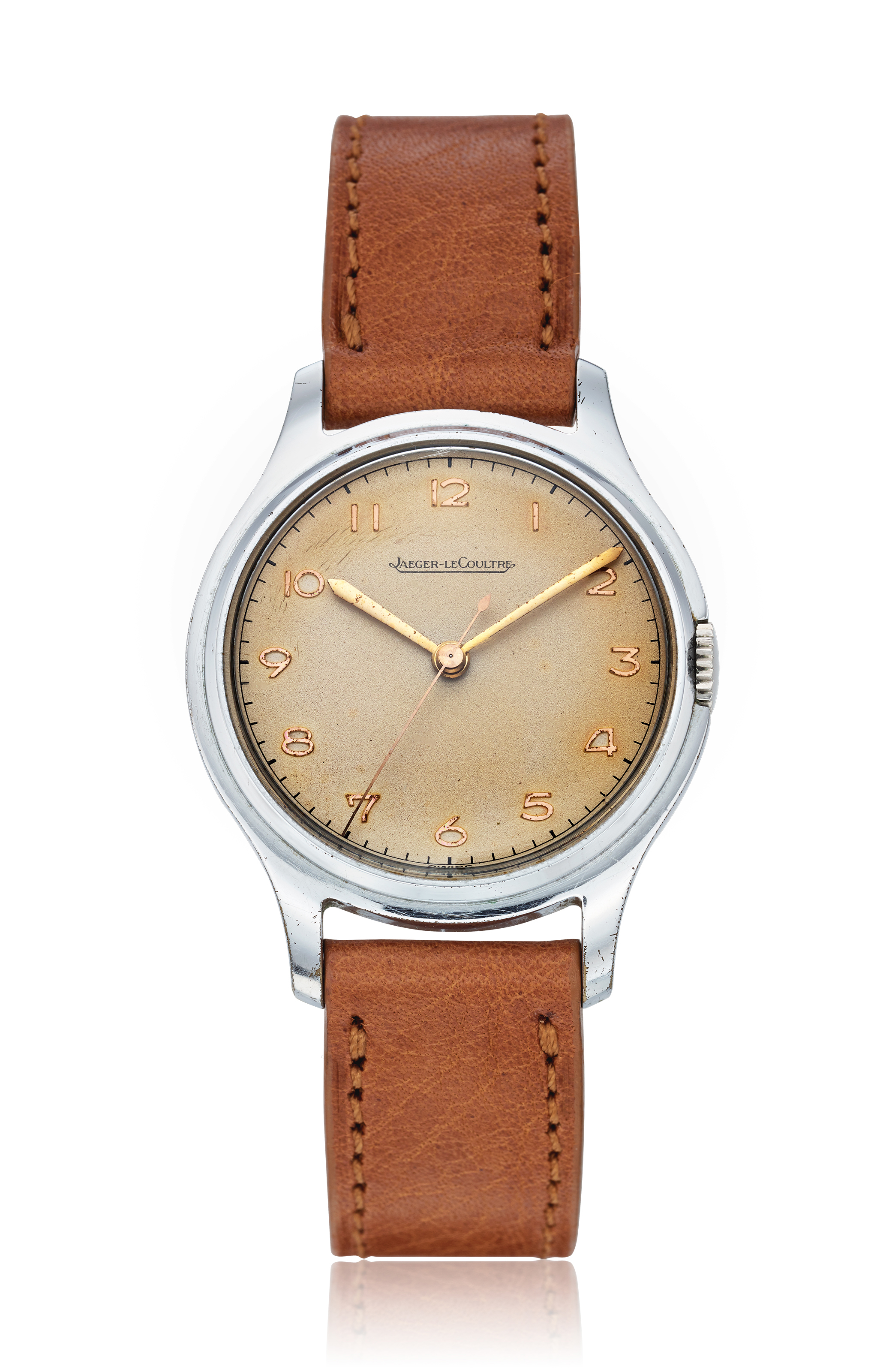 Catalog image of JAEGER-LECOULTRE, STEEL WRISTWATCH, REF. 2979