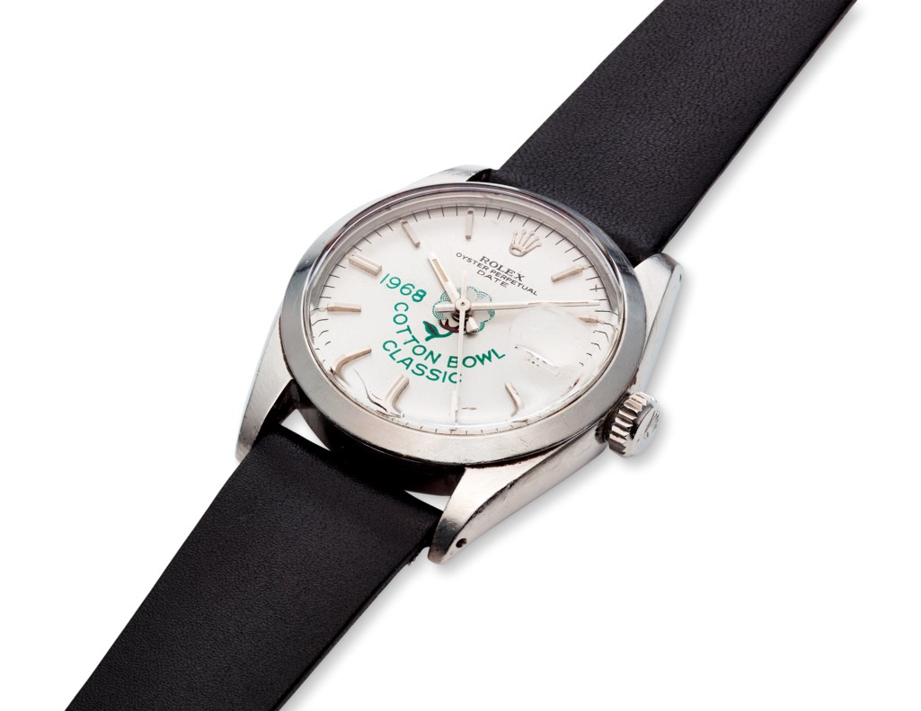 ROLEX, DATE '1968 COTTON BOWL CLASSIC', REF. 1500, Christie’s