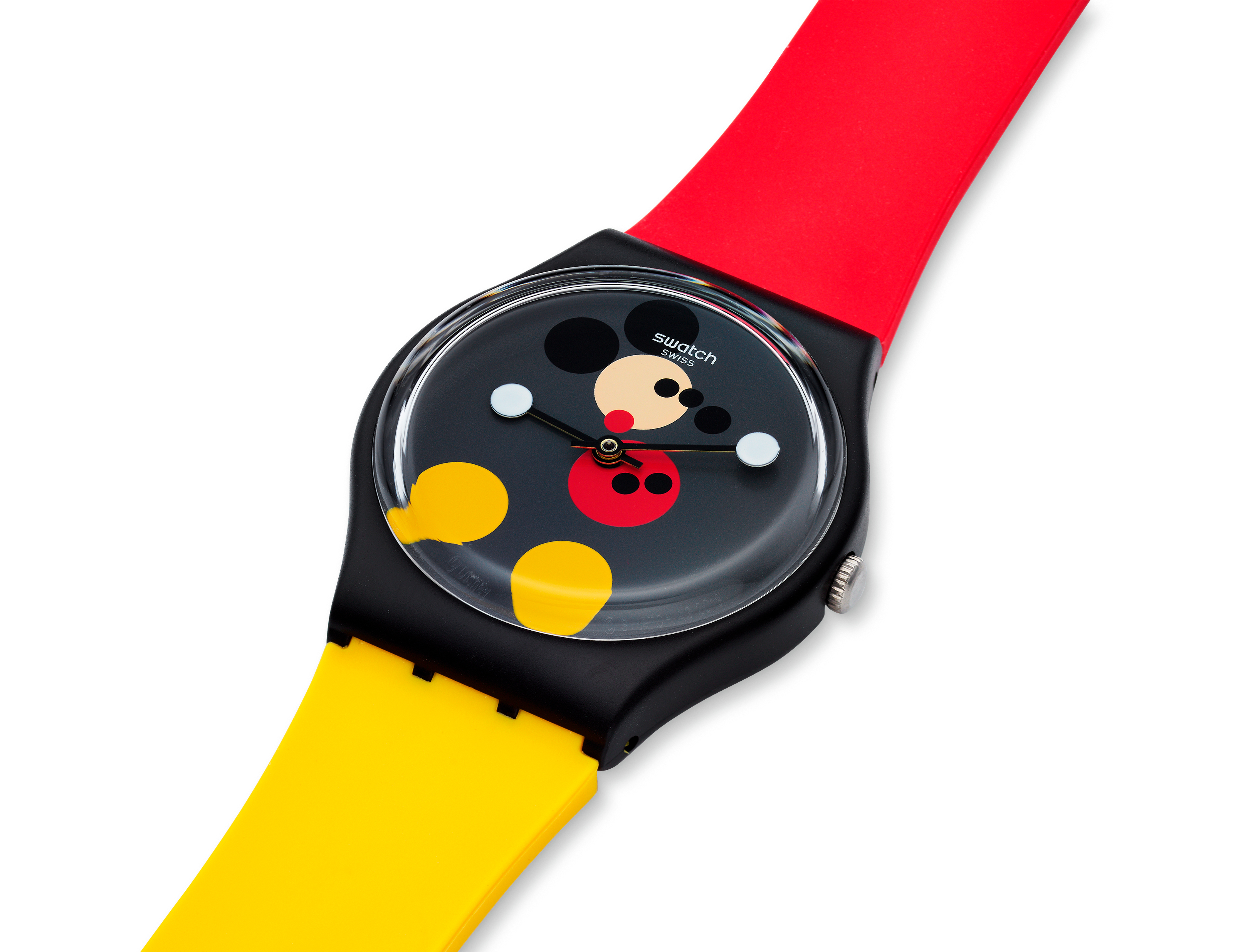 SWATCH X DAMIEN HIRST, SET OF TWO LIMITED EDITION MICKEY MOUSE 