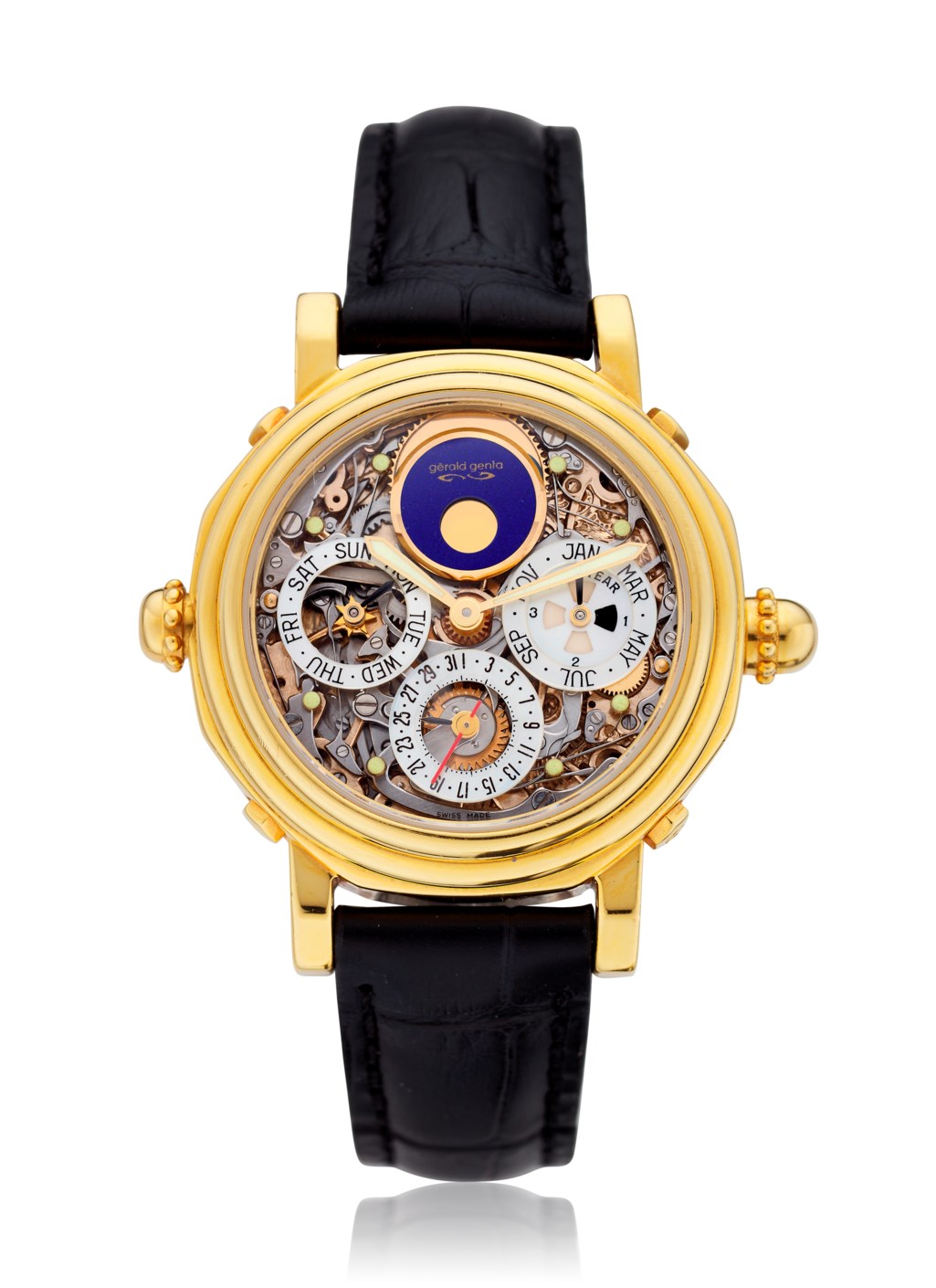 GERALD GENTA, 18K MINUTE REPEATING PERPETUAL CALENDAR, REF. G.4043.4