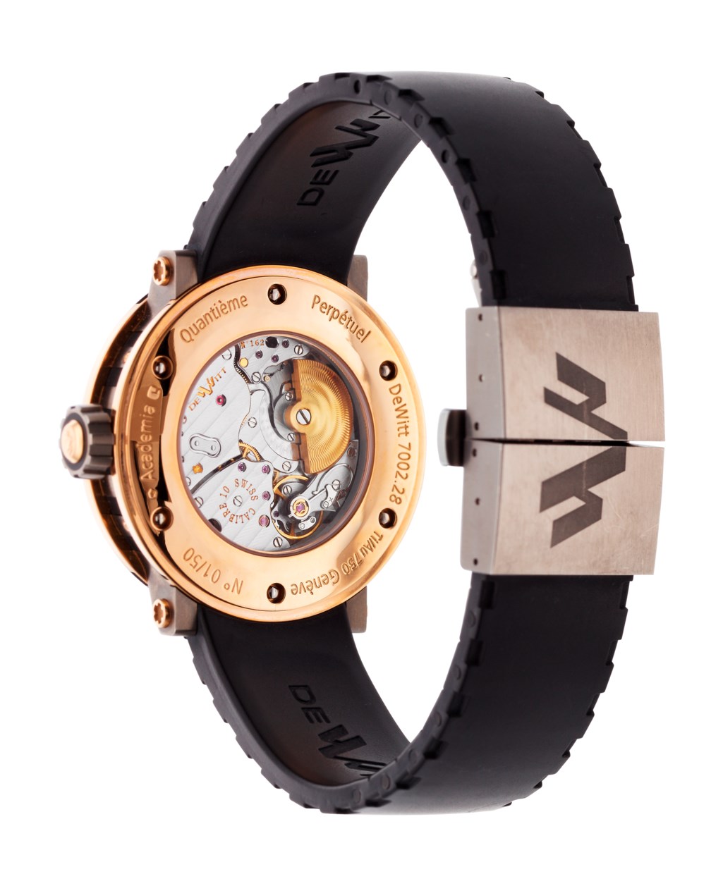 DEWITT, 18K AND TITANIUM ACADEMIA PERPETUAL CALENDAR LIMITED EDITION