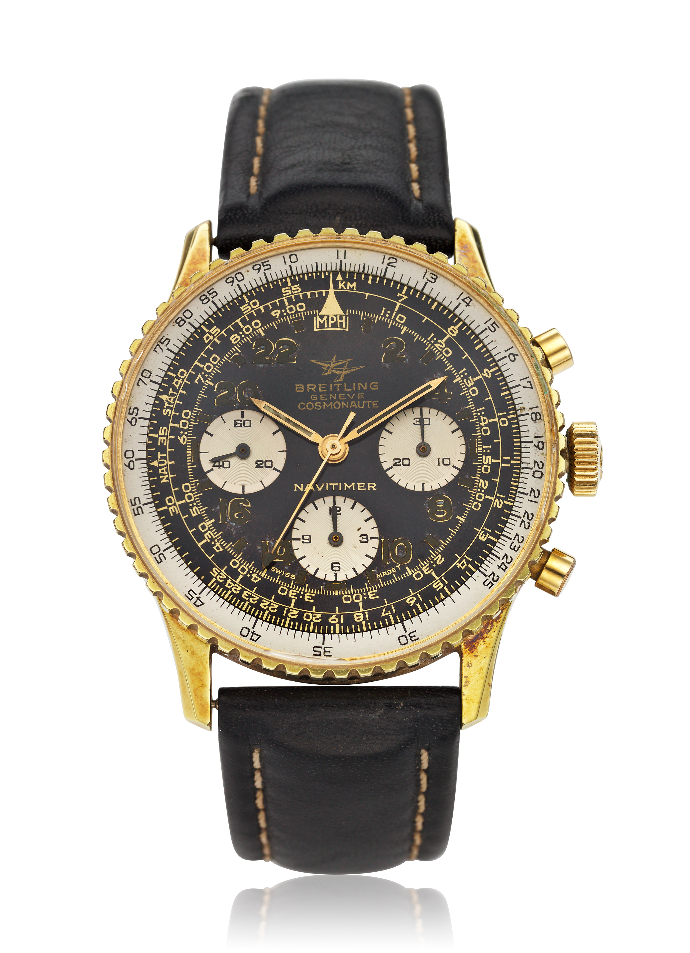 BREITLING, GOLD-PLATED NAVITIMER, 806, Christie's