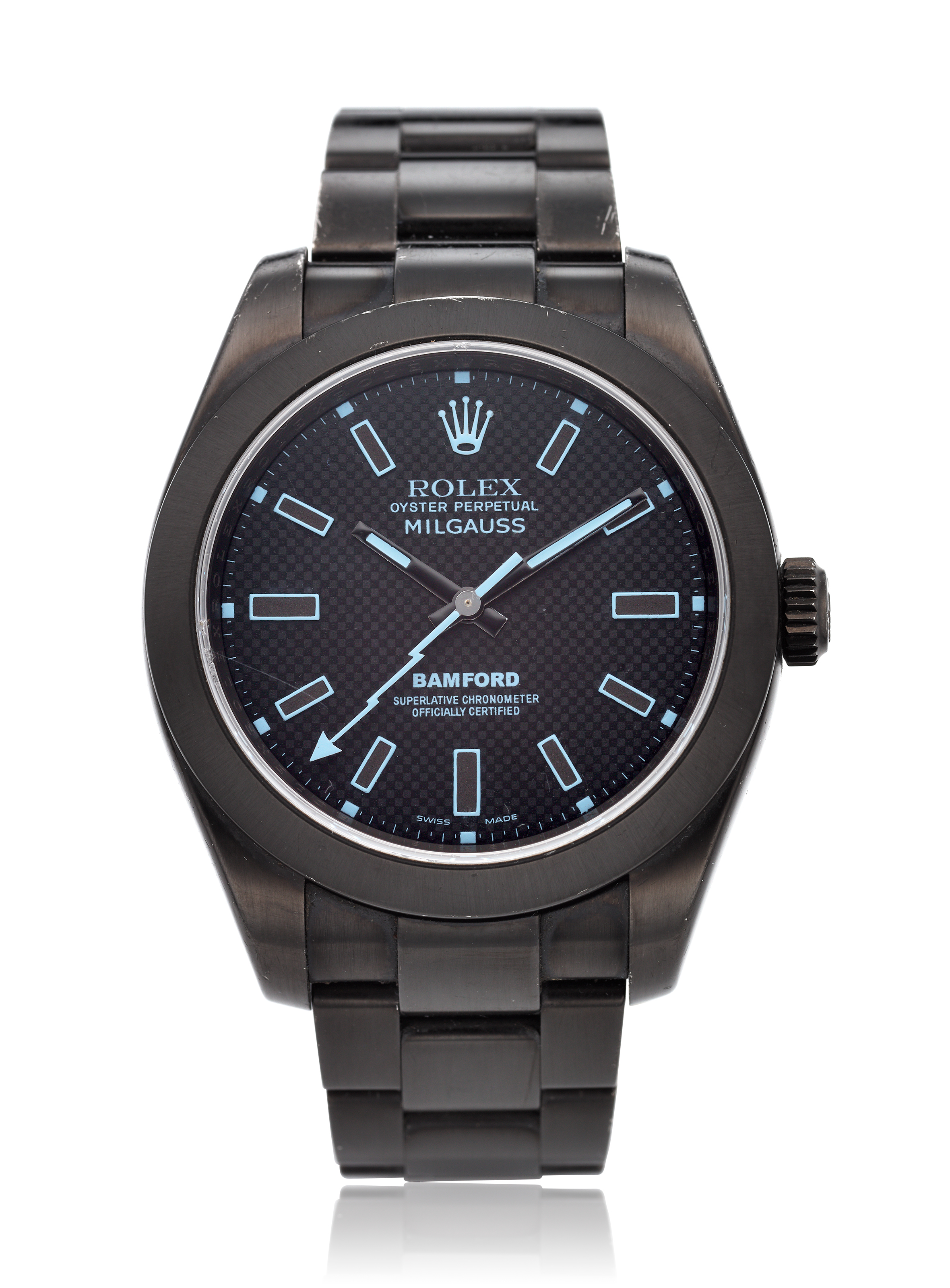 rolex oyster perpetual milgauss bamford