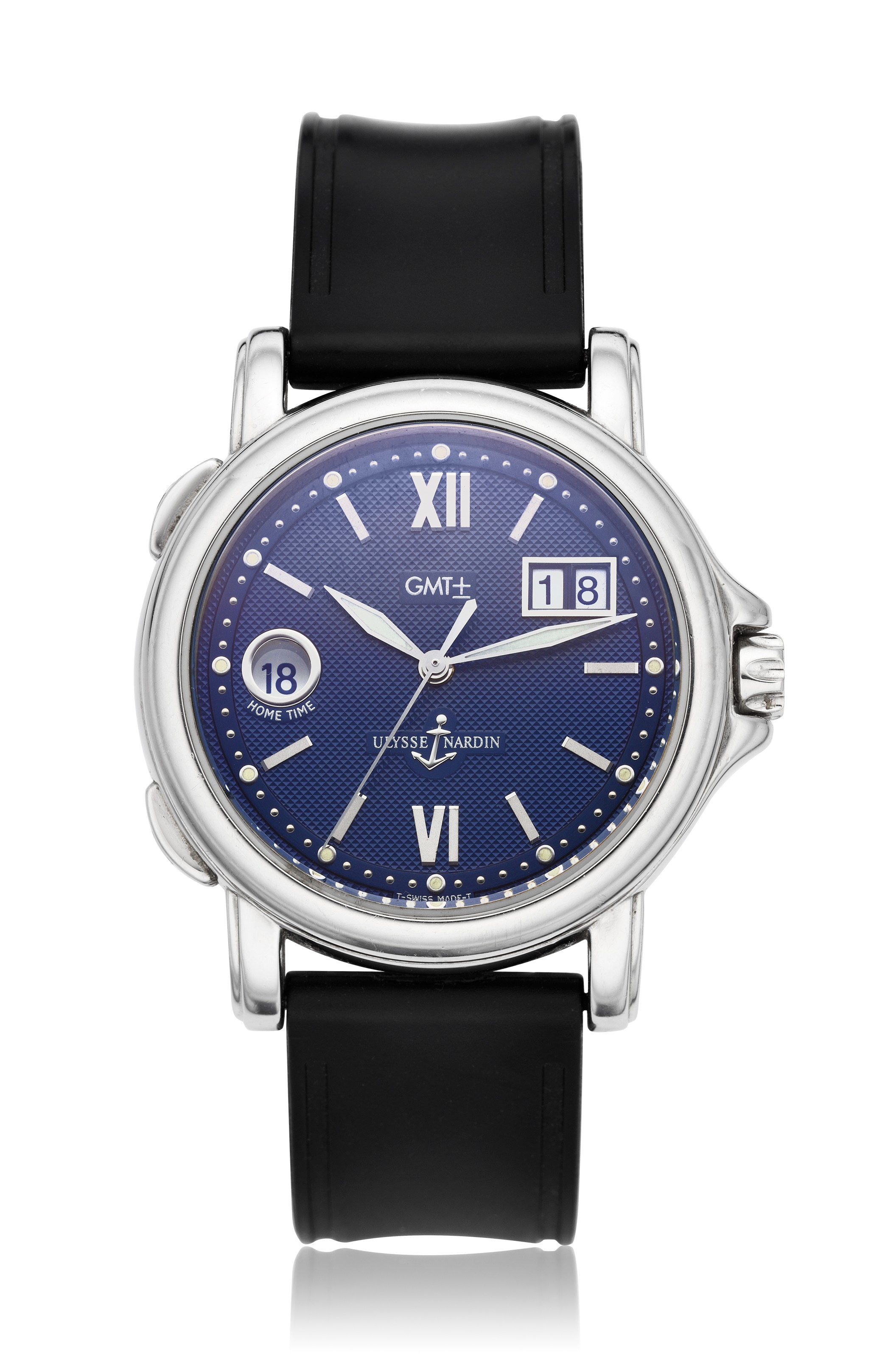 ULYSSE NARDIN SAN MARCO DUAL TIME GMT BIG DATE REF. 223 88