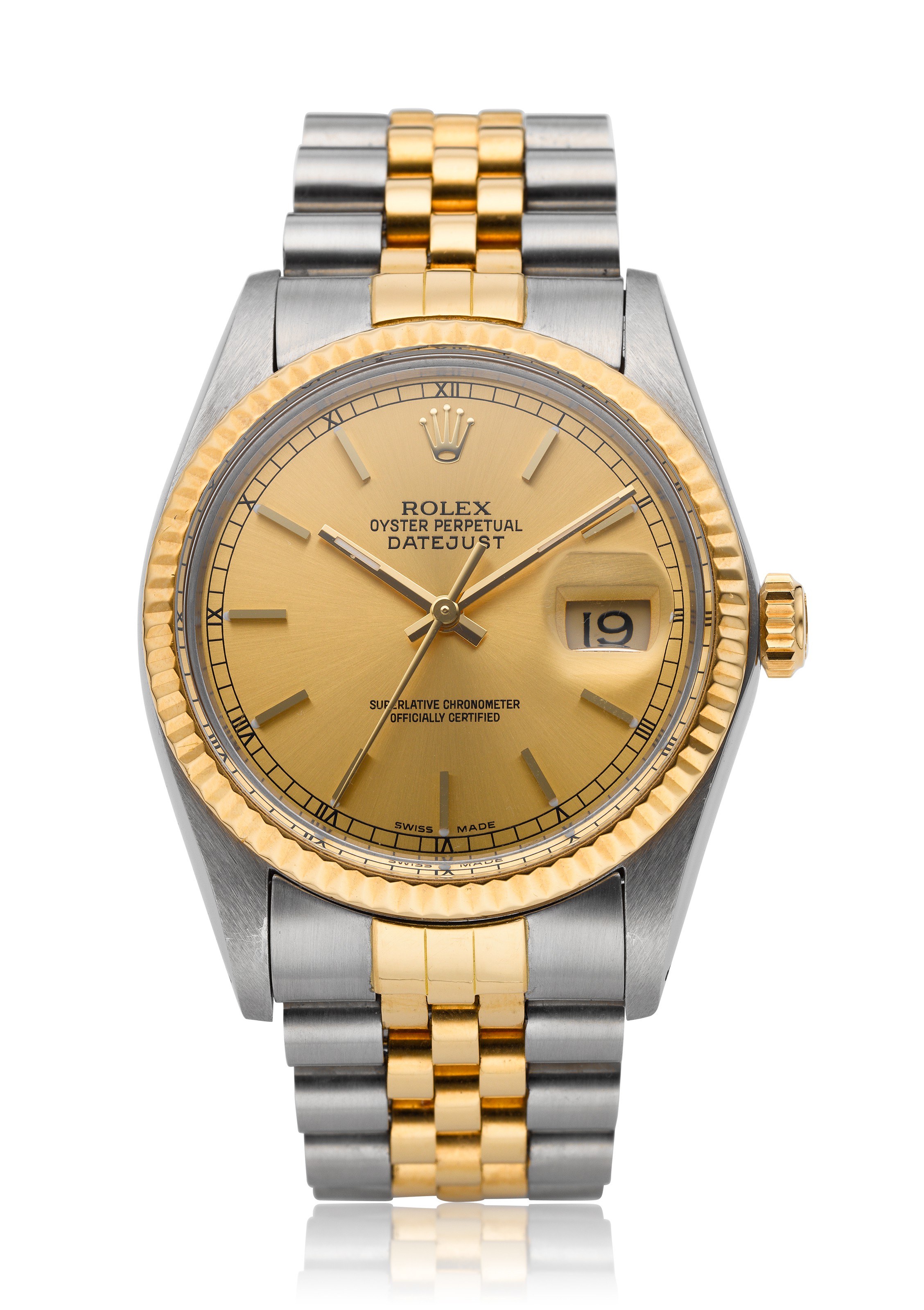 rolex two tone 16013 datejust