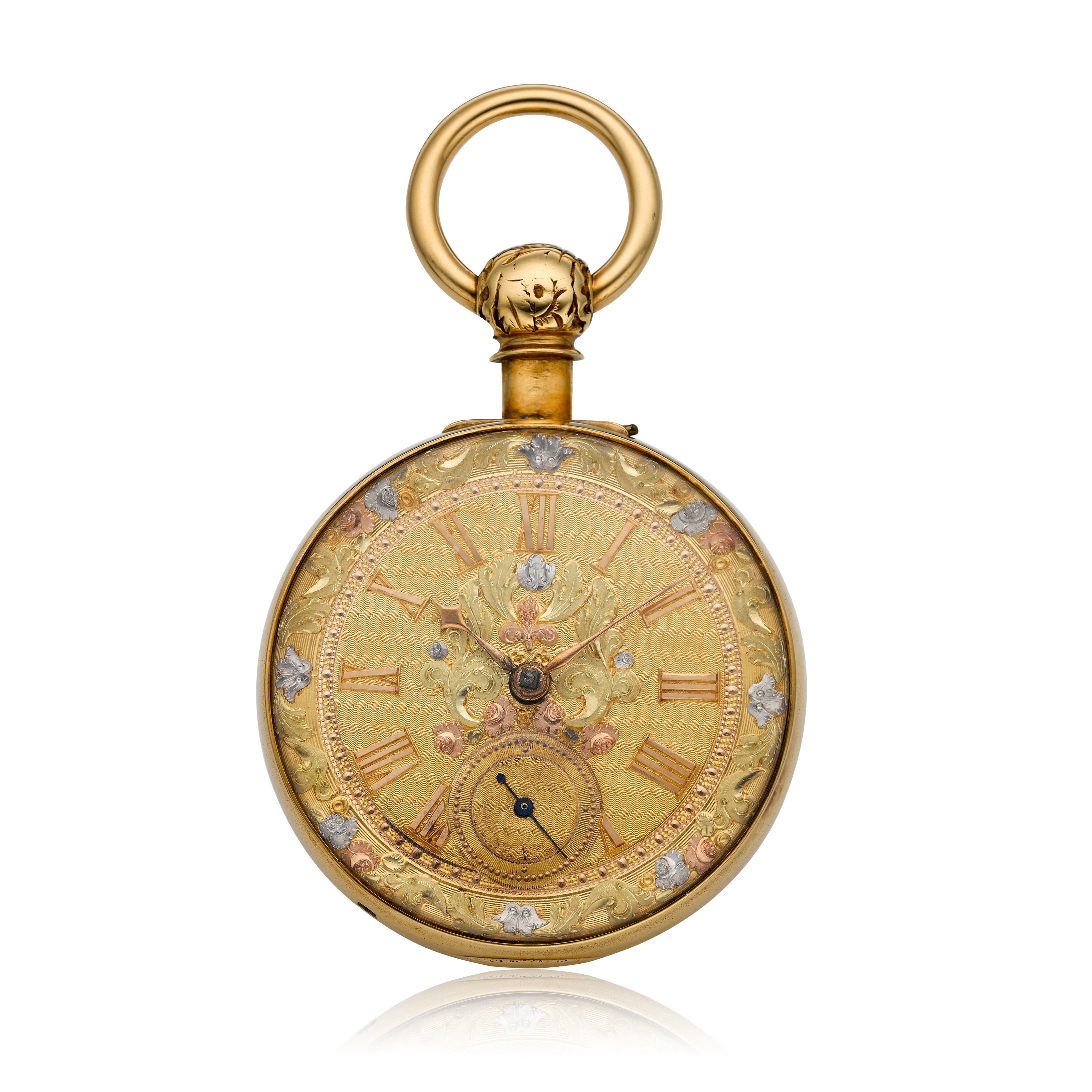JOSEPH JOHNSON ENGLISH FUSEE PAIR CASE POCKET WATCH