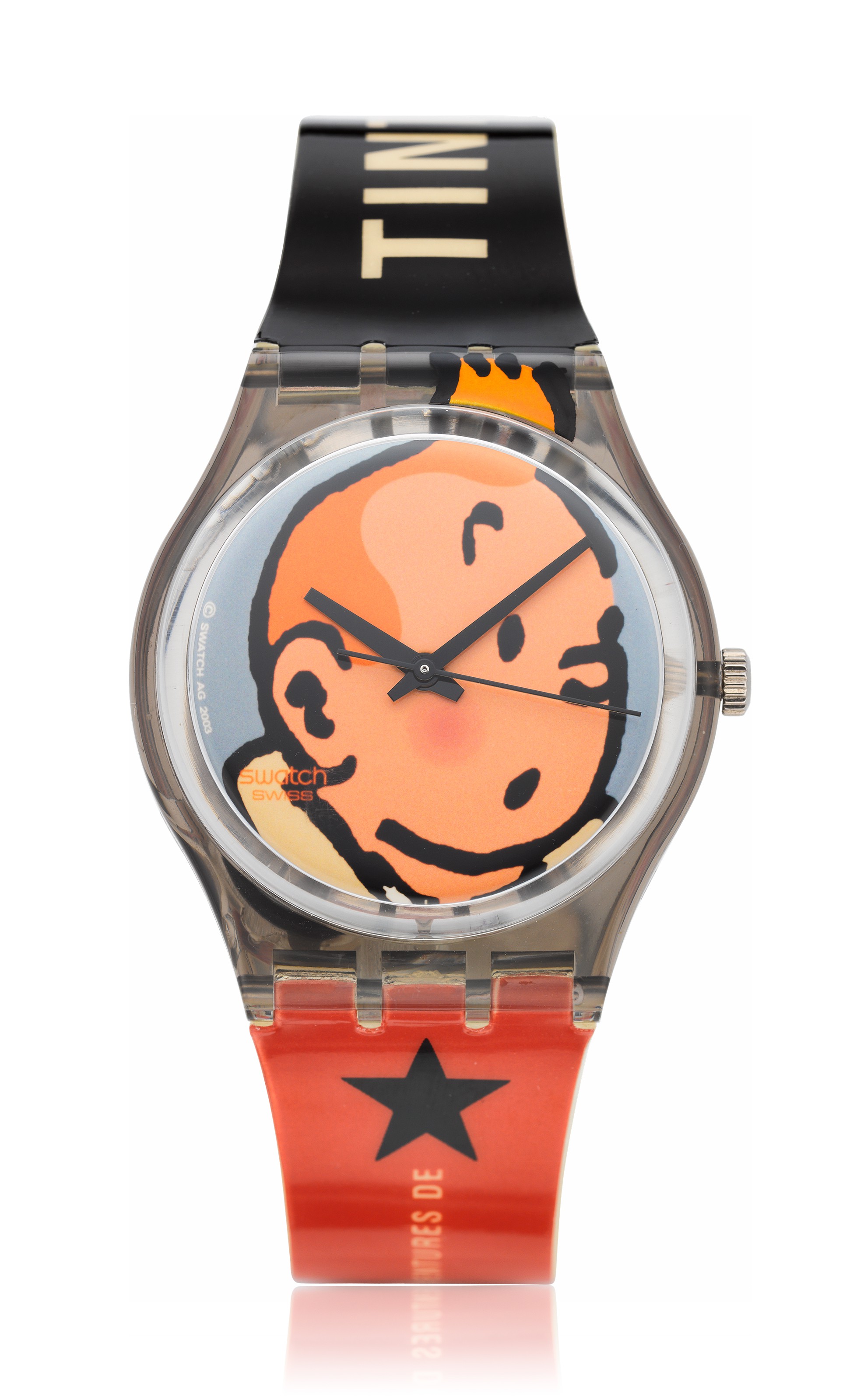 未使用品】スウォッチ × タンタンの冒険 75周年記念モデル 腕時計 限定