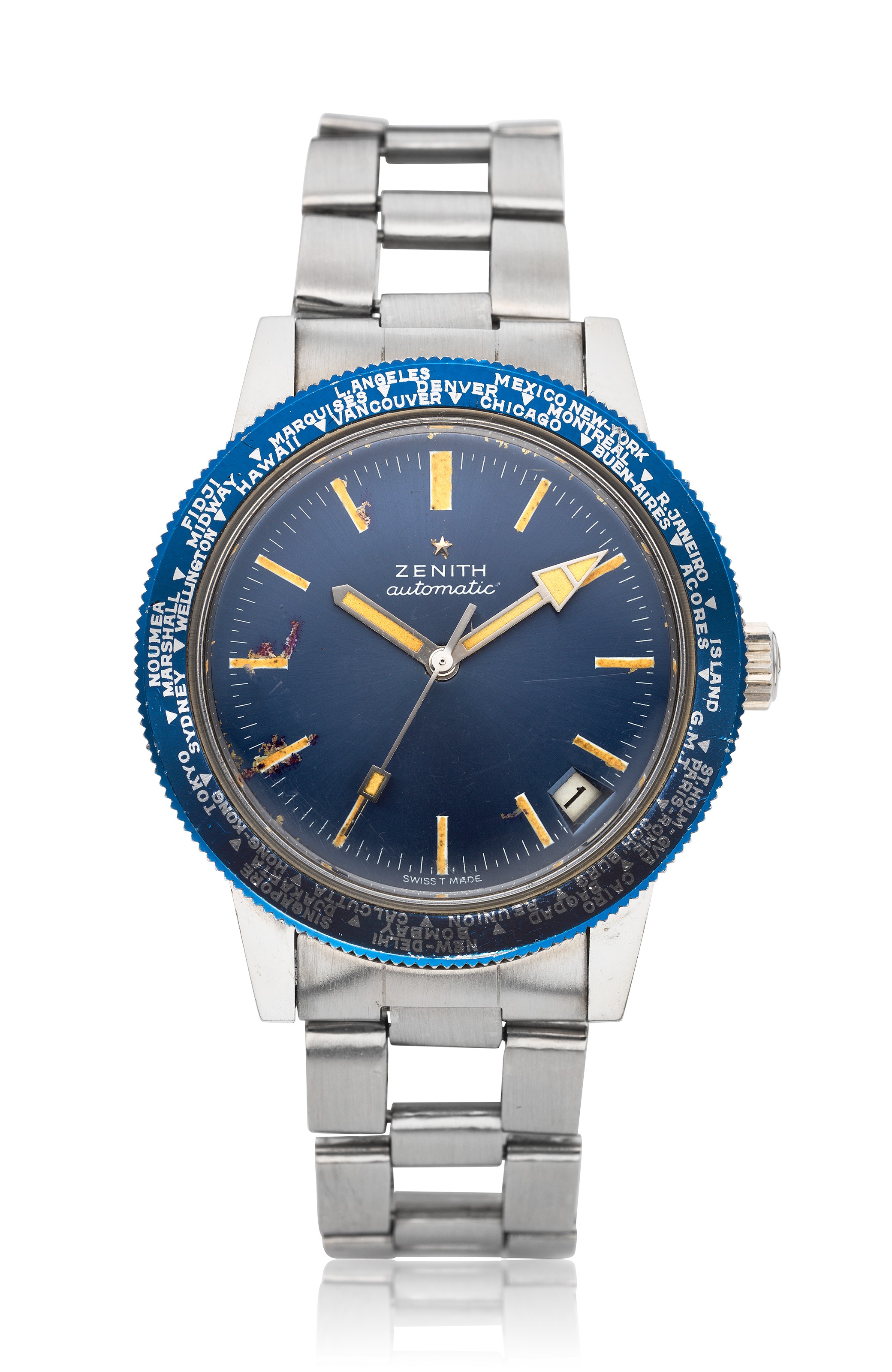 Zenith world time top