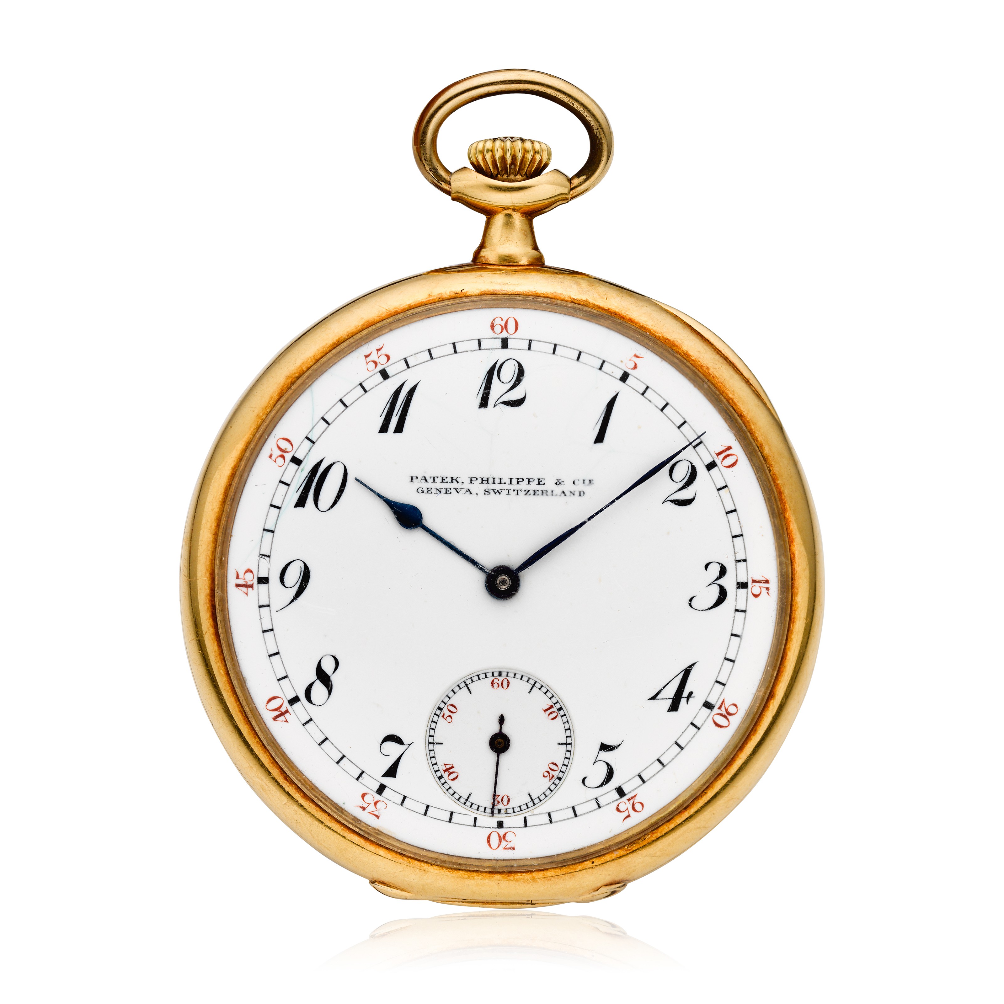 Catalog image of PATEK PHILIPPE, 18K OPEN-FACE POCKET WATCH