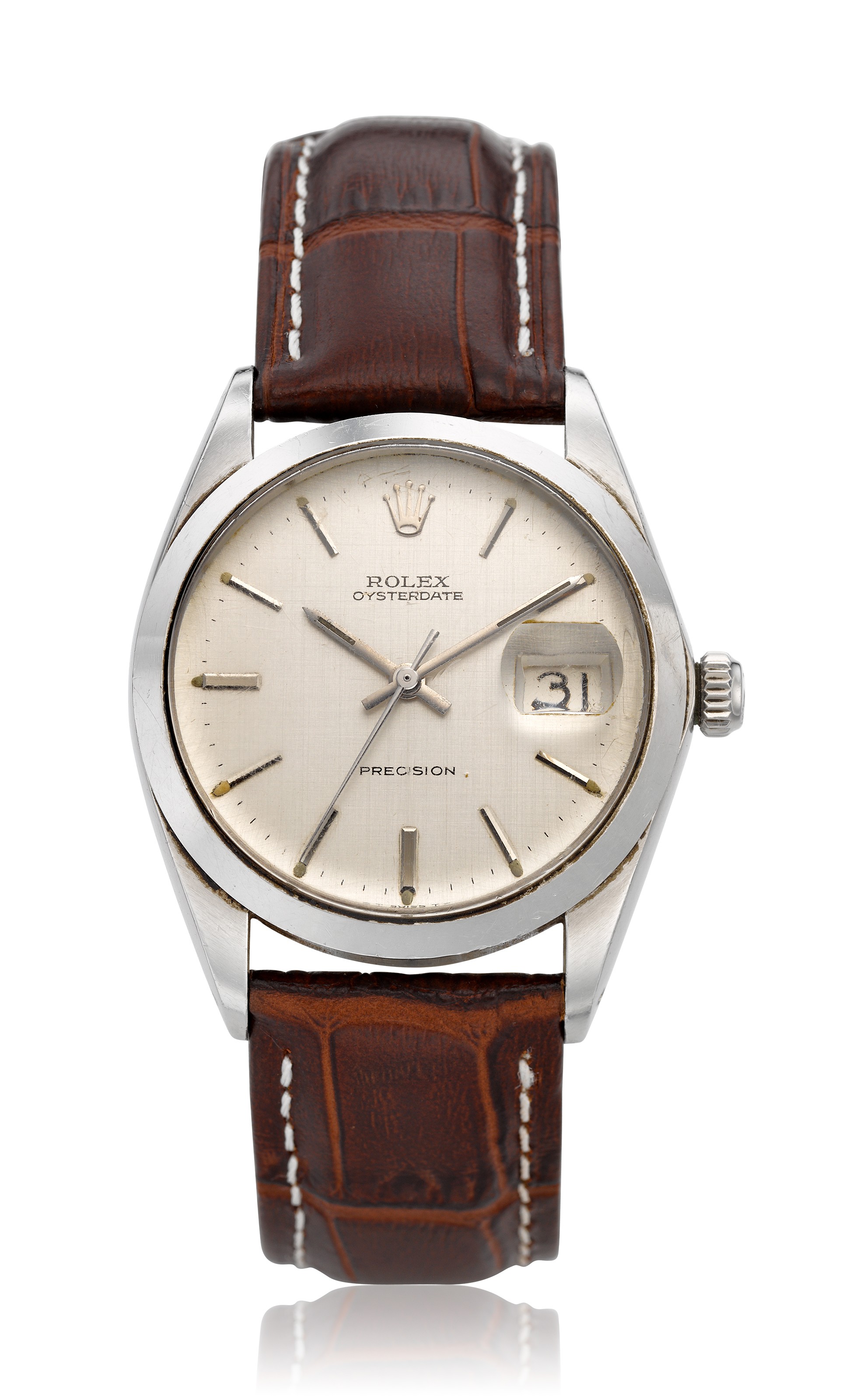 コバラ77 ROLEX, LADIES' PLATINUM DATEJUST WITH DIAMOND INDICES, REF. 69166