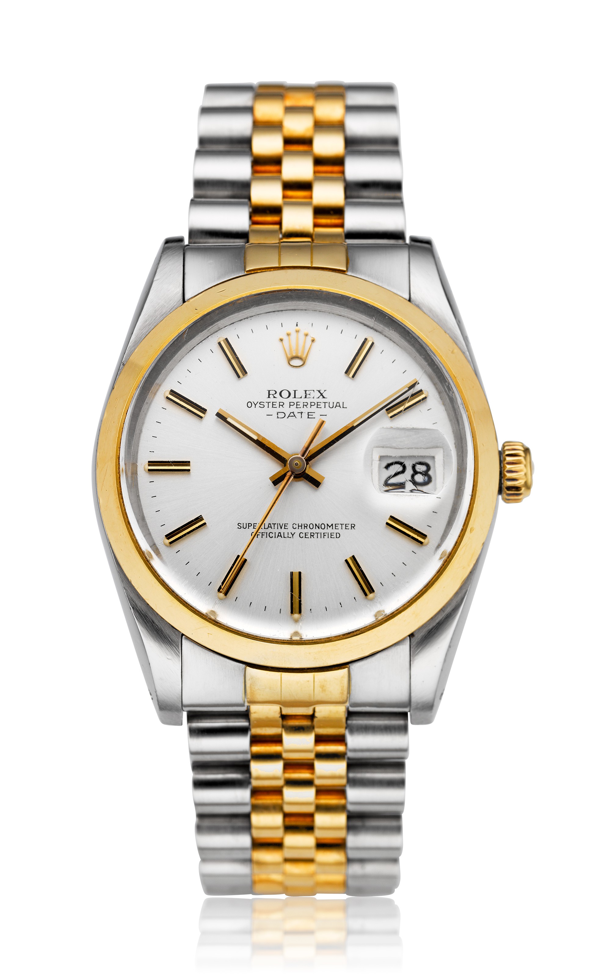 Rolex two tone date store