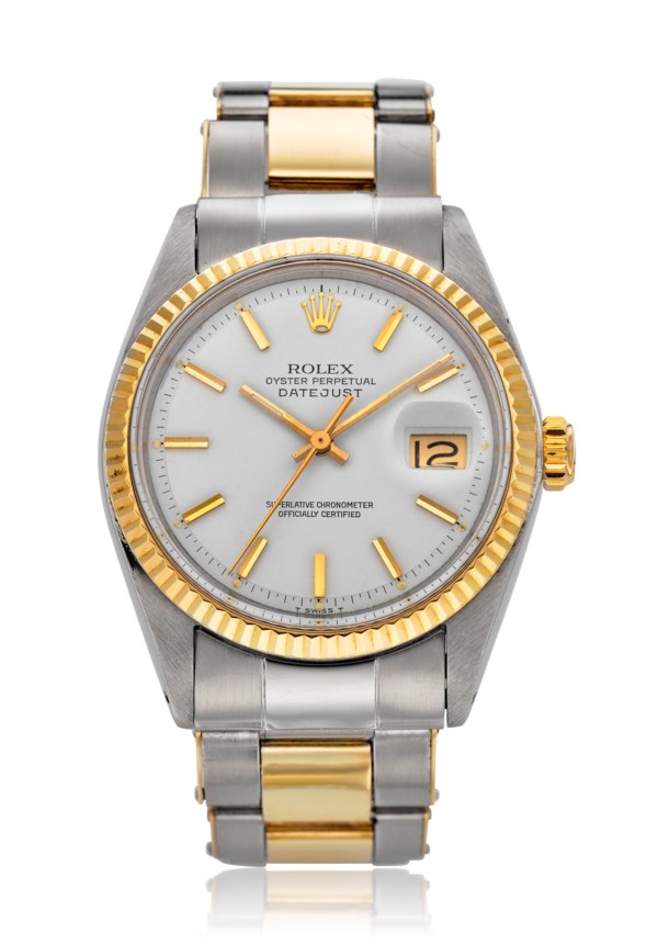 rolex datejust 1601 two tone