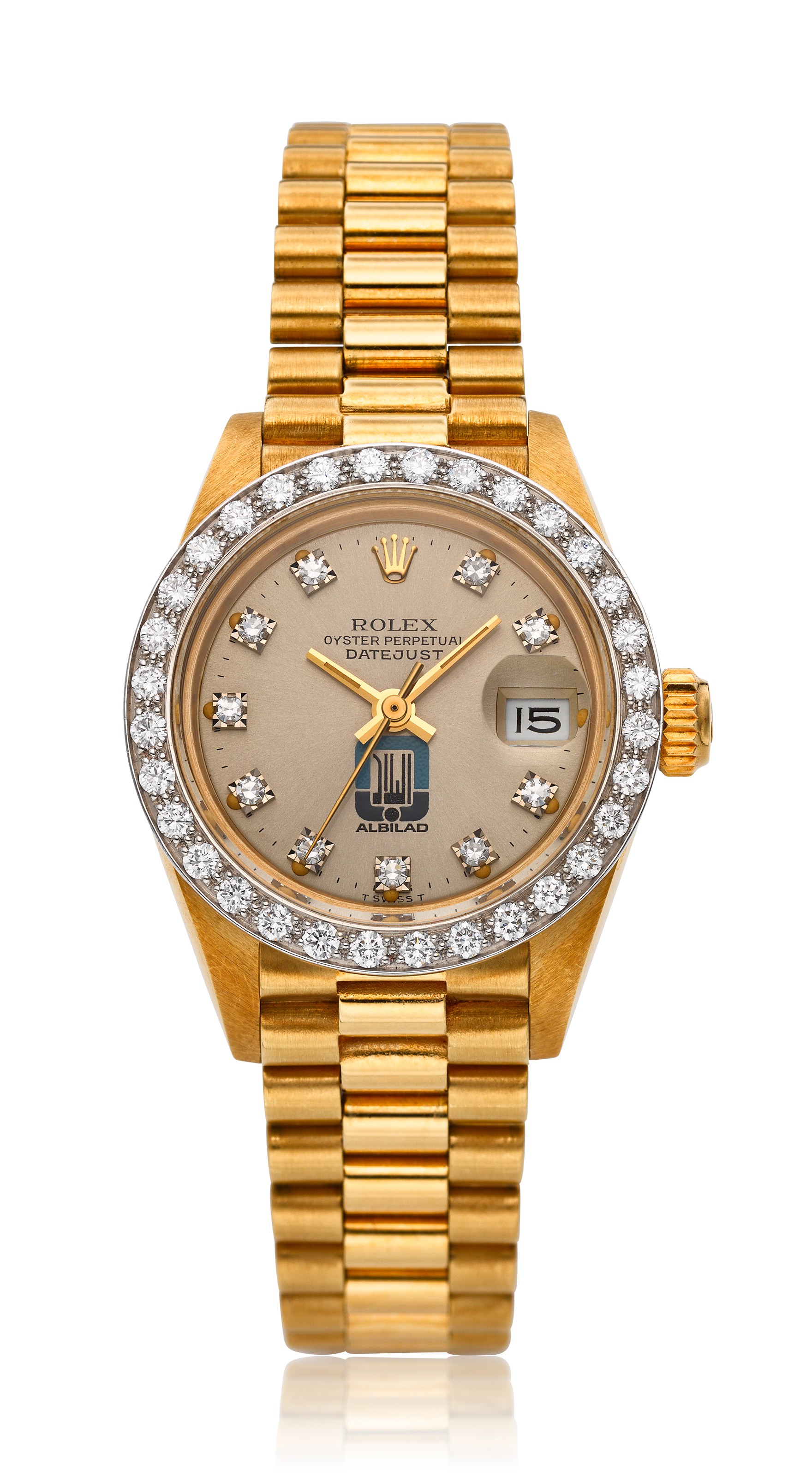 ROLEX LADIES 18K DATEJUST ALBILAD REF 6913 Christie s