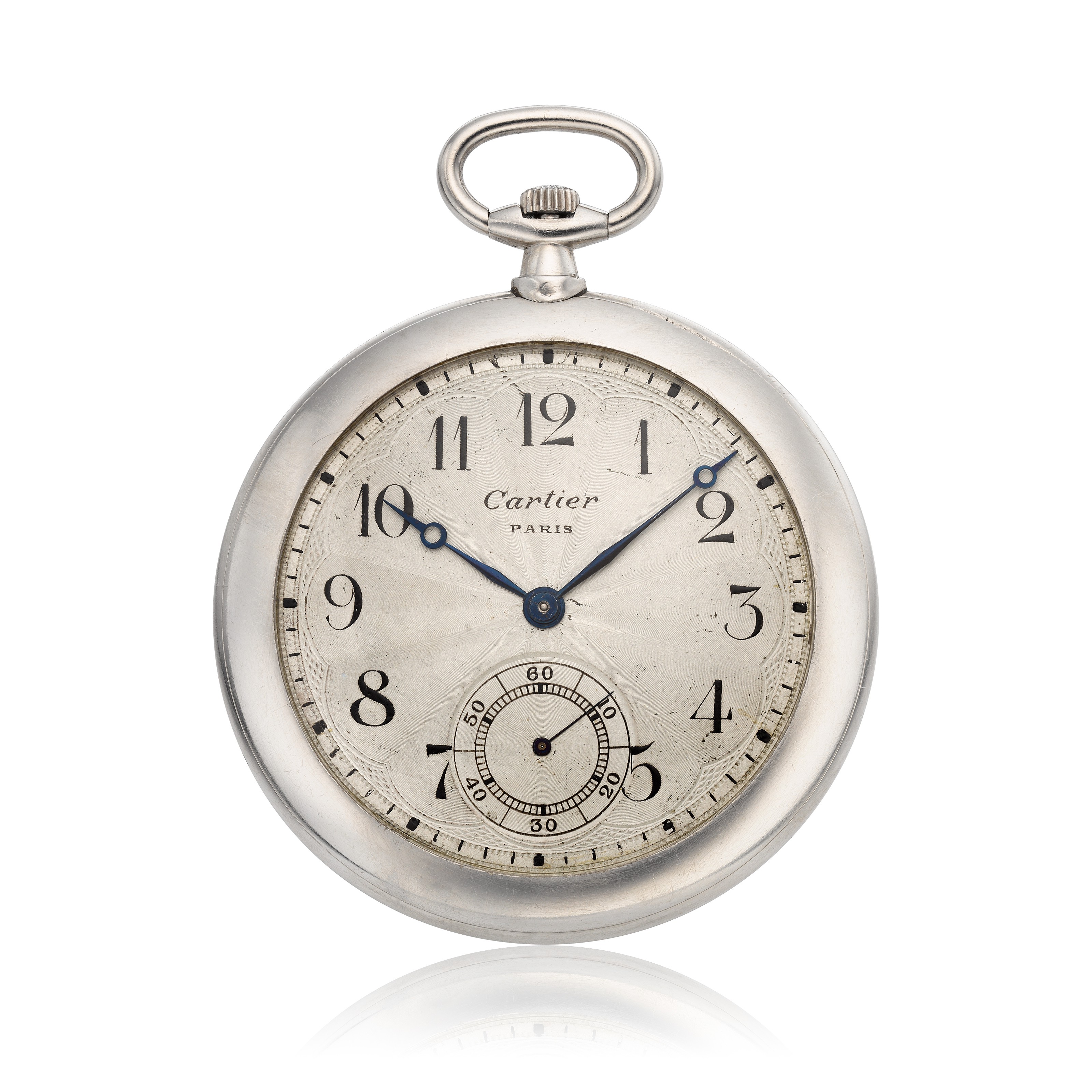 Cartier Platinum Pocket Watch - Image 