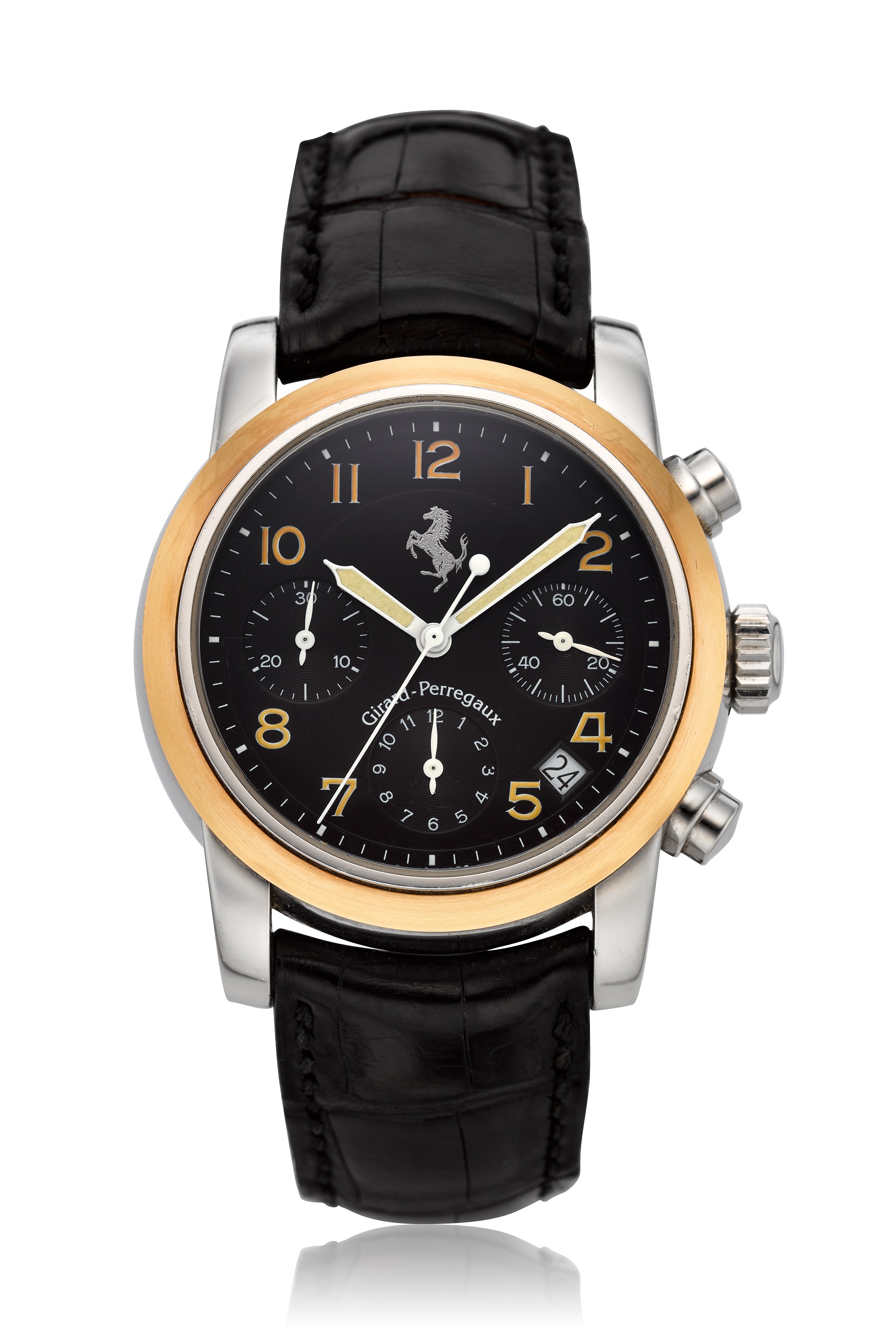 GIRARDPERREGAUX, TWOTONE FERRARI CHRONOGRAPH, REF. 8020, Christie’s