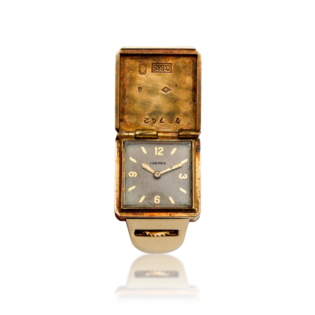 Cartier 14k Gold Ring Watch Christie S