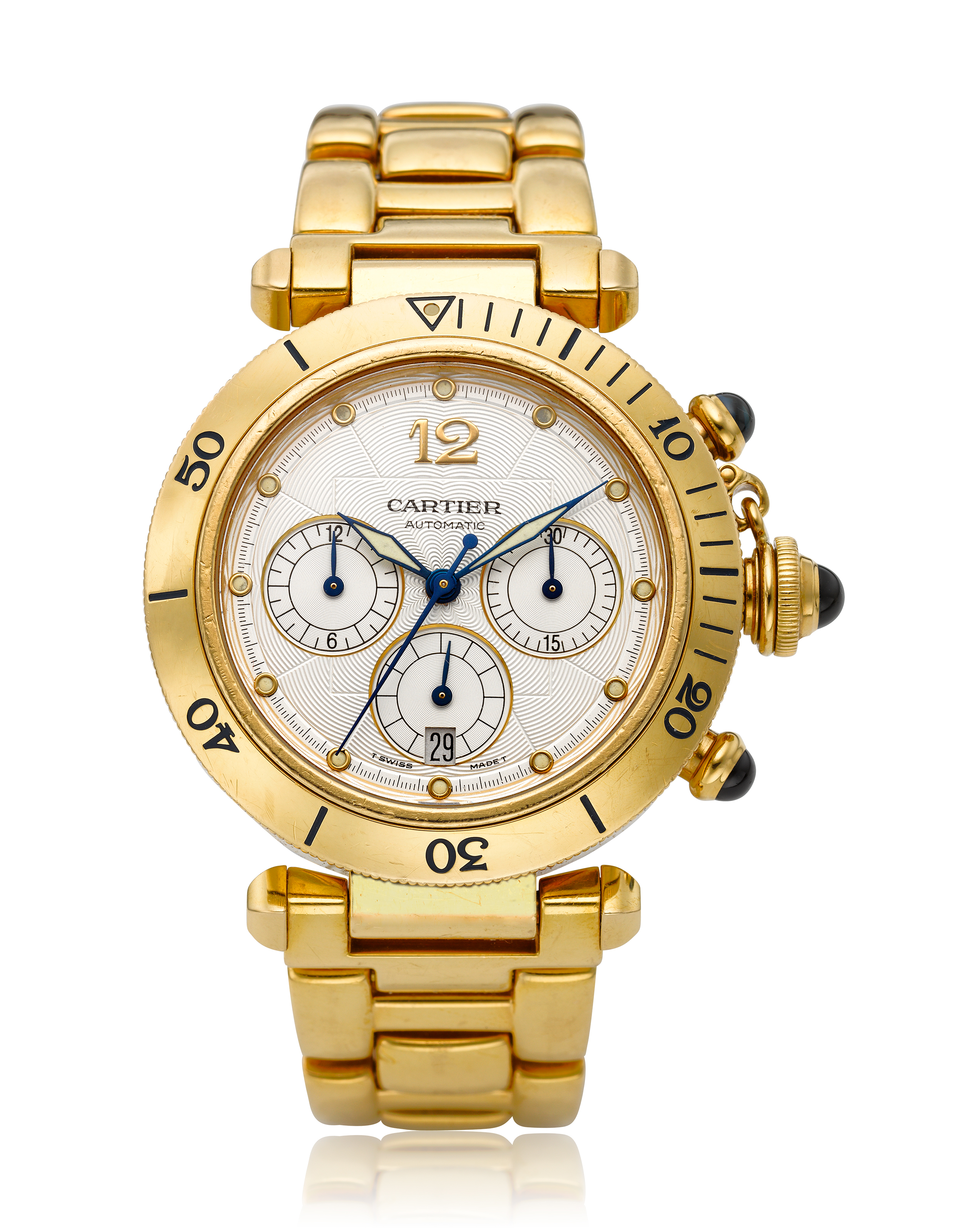 cartier pasha vollgold