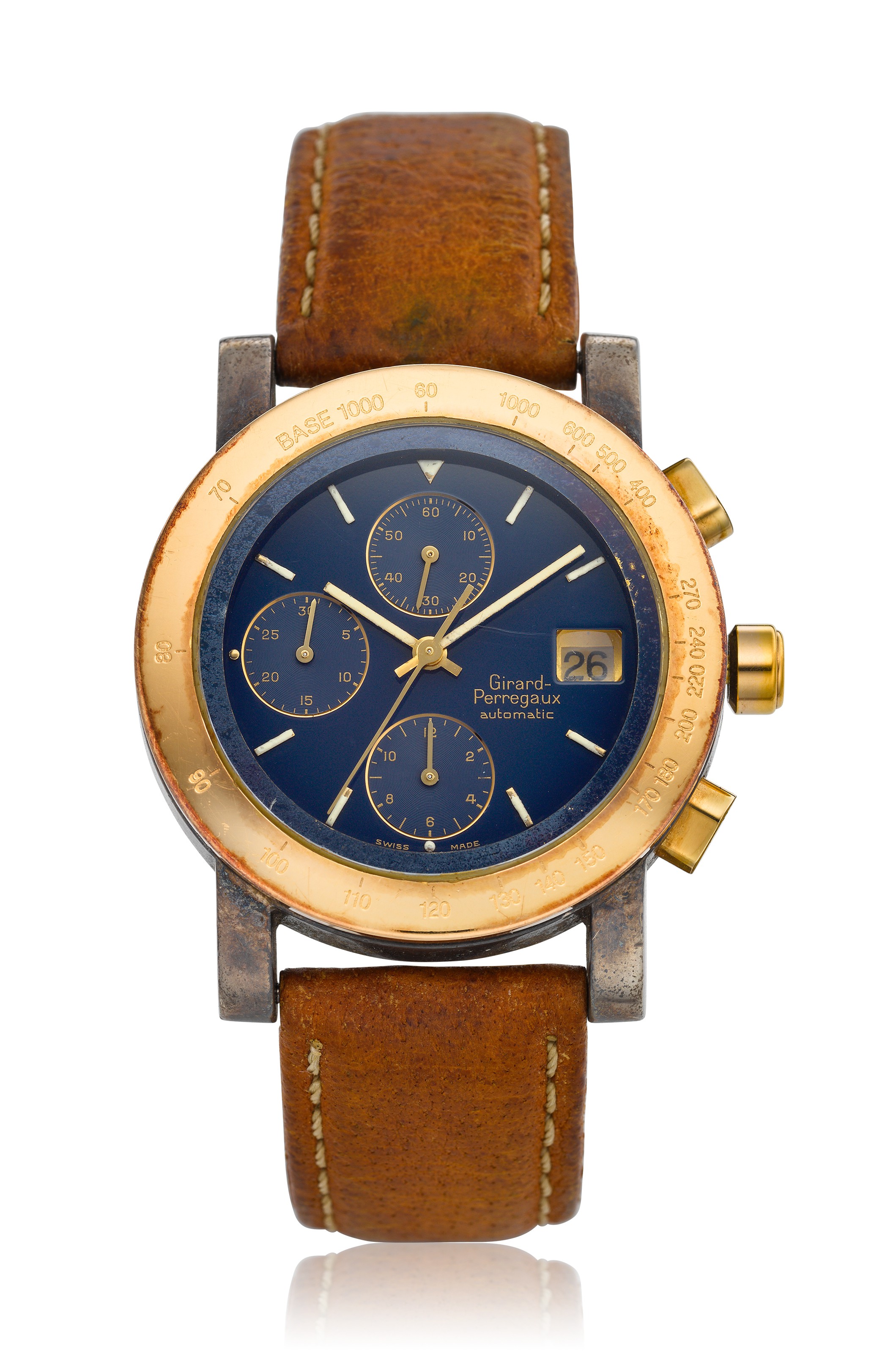 GIRARD-PERREGAUX, 18K TWO-TONE CHRONOGRAPH, REF. 7000 GBM