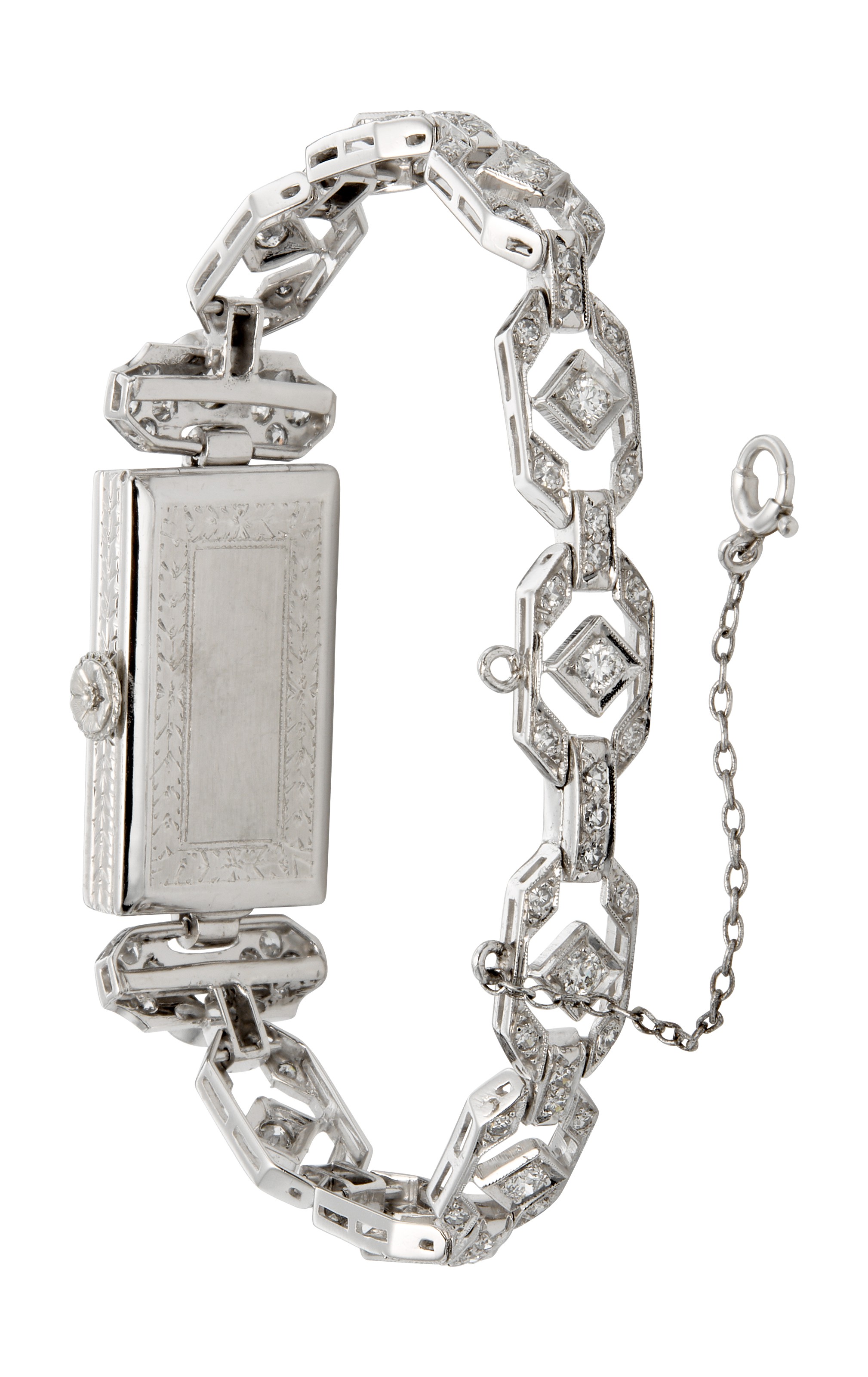 Tiffany & Co 1.5+ CT Diamond 14k White Gold Platinum Women\'s Watch!! Tiffany__Co_2384697_2412559.  main image 4