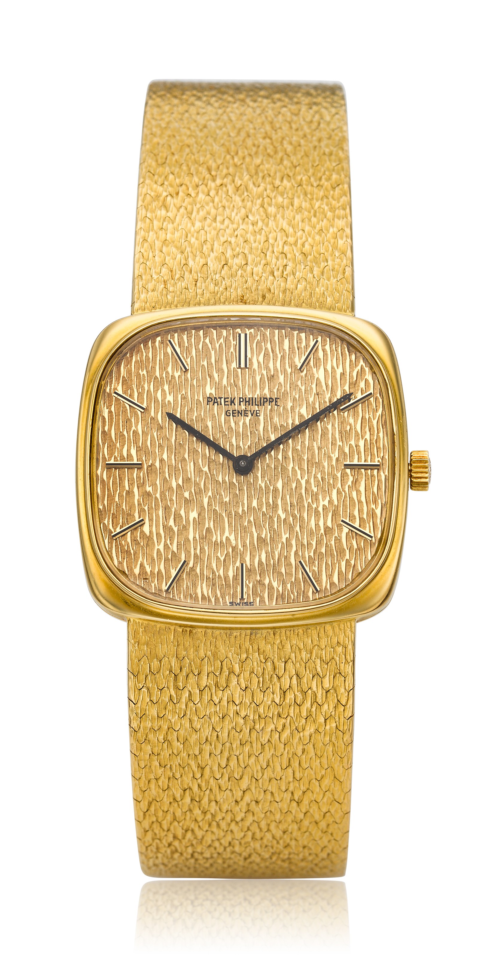大人気新品  18K PHILIPPE, PATEK TEXTURED 3666/1 REF. WATCH, BRACELET 世界