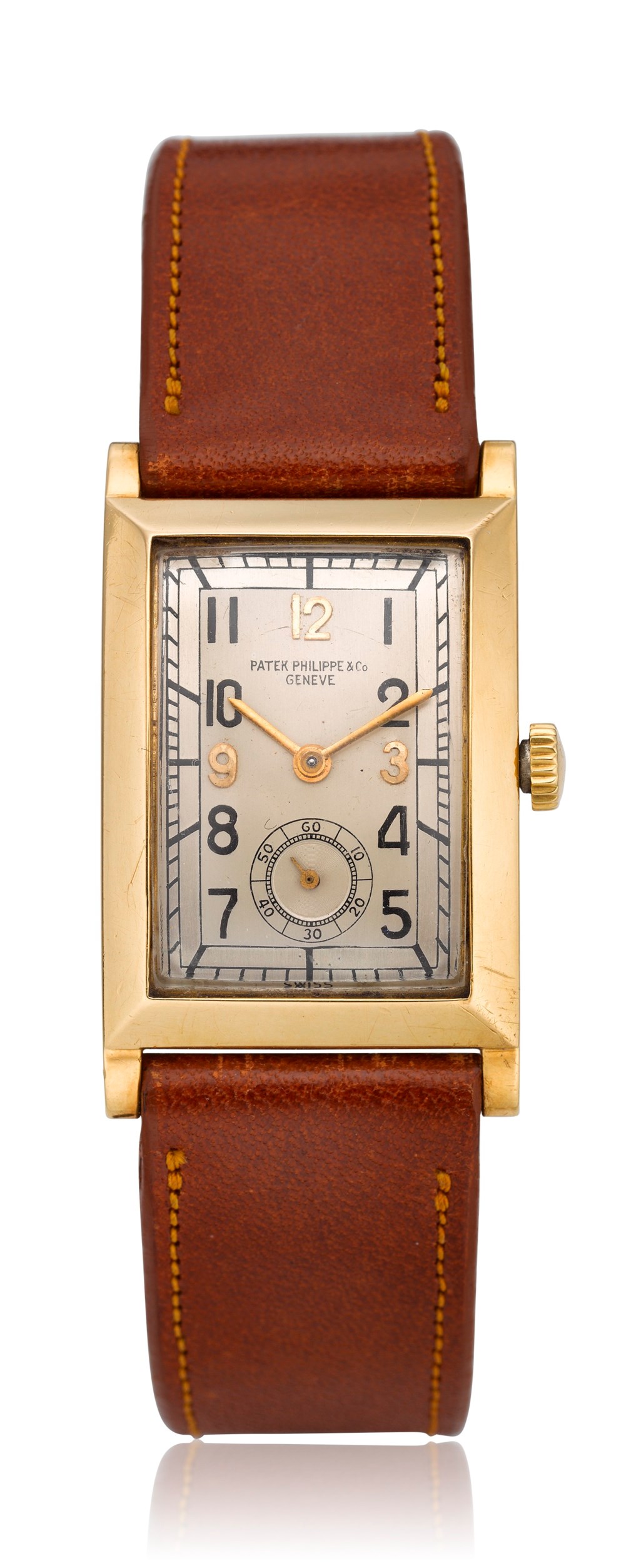 PATEK PHILIPPE, 18K RECTANGULAR WATCH, REF. 432, | Christie's