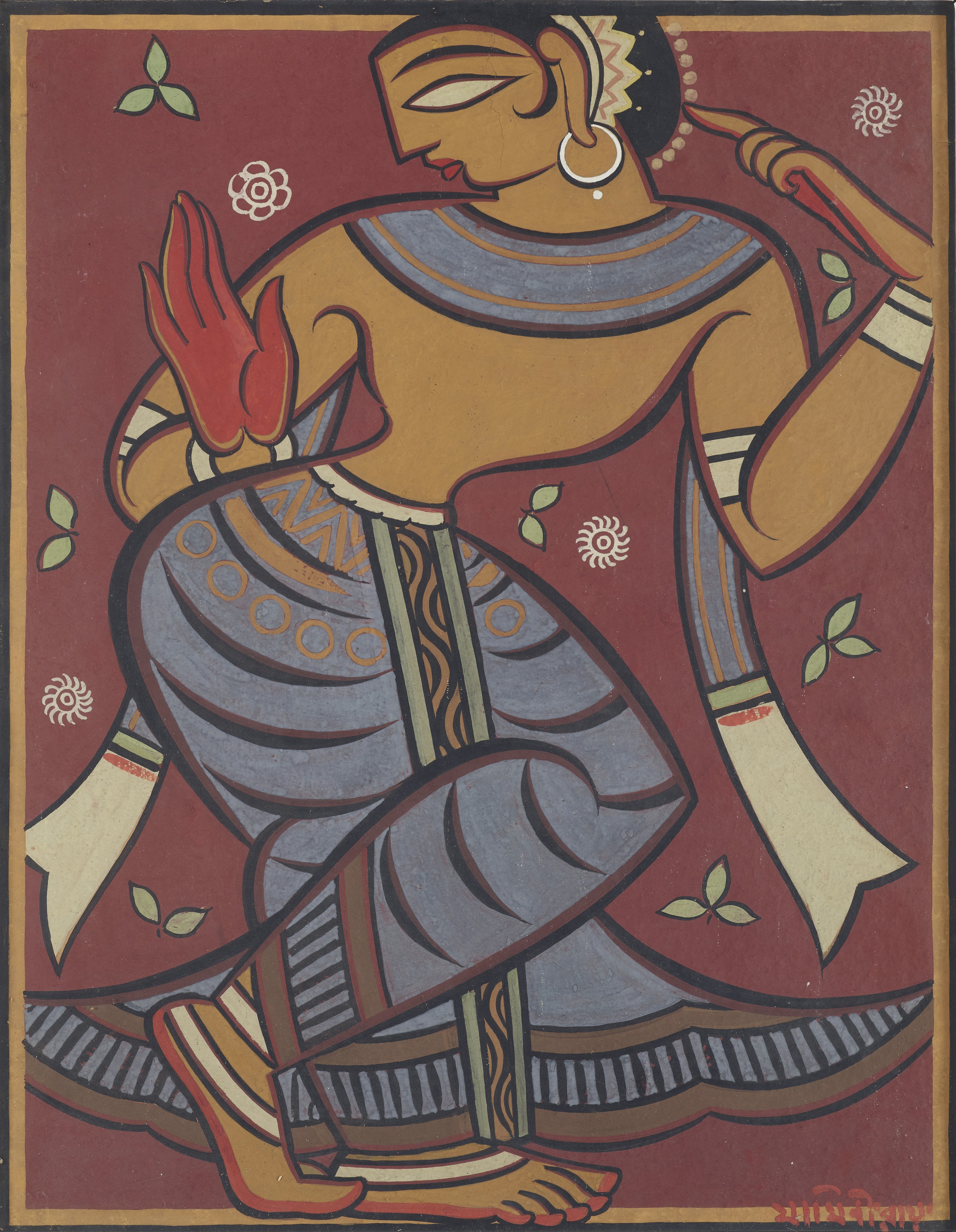 JAMINI ROY (18871972) , Untitled (Gopini) Christie's