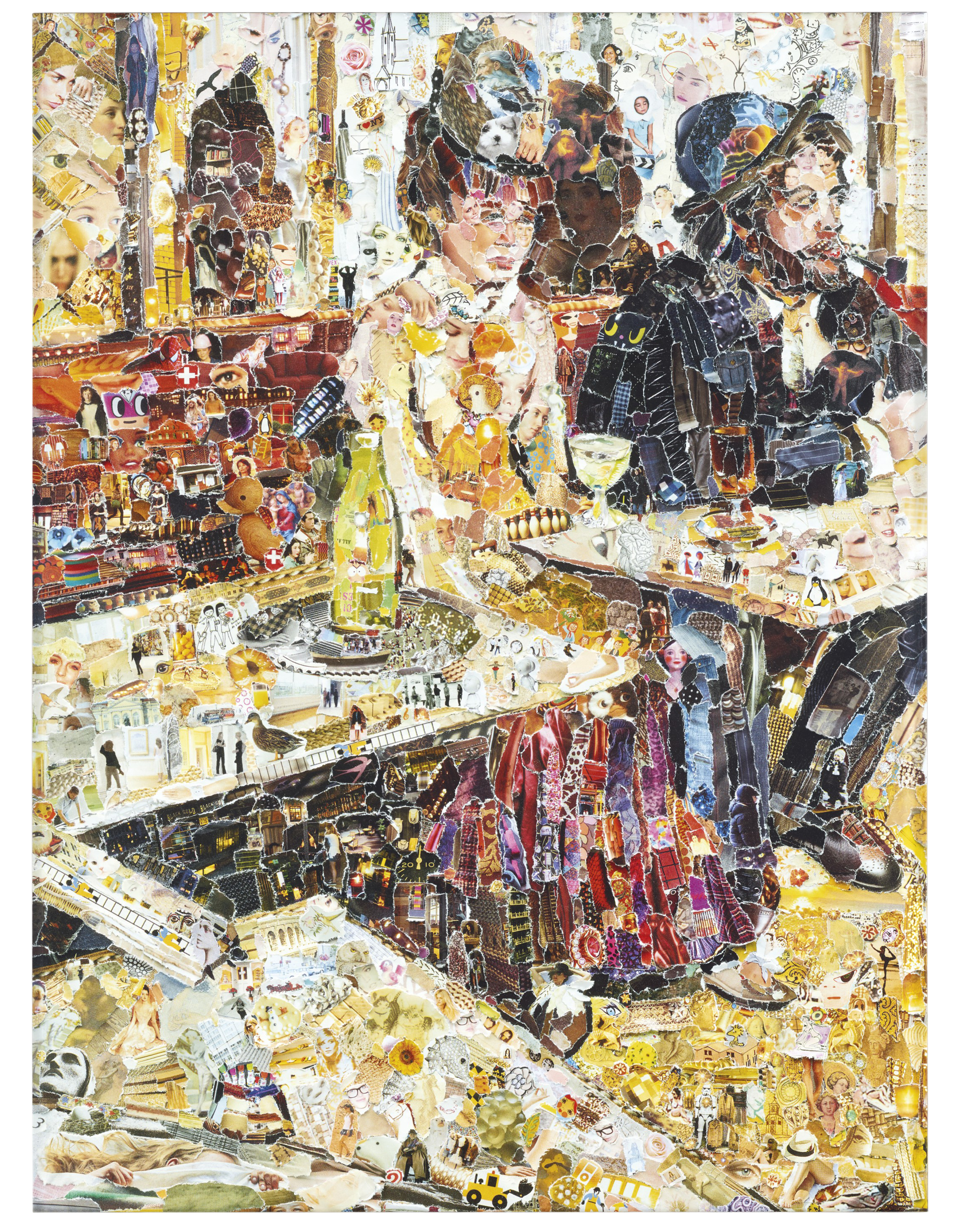 Vik Muniz B 1961 The Absinthe Drinker After Edgar Degas