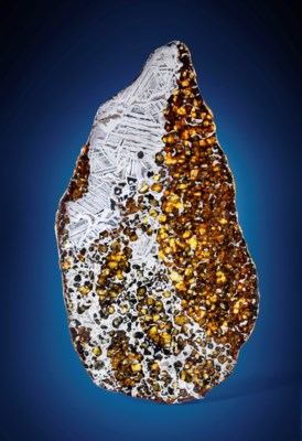 meteorite matrix extraterrestrial slice gemstones metallic complete seymchan lot