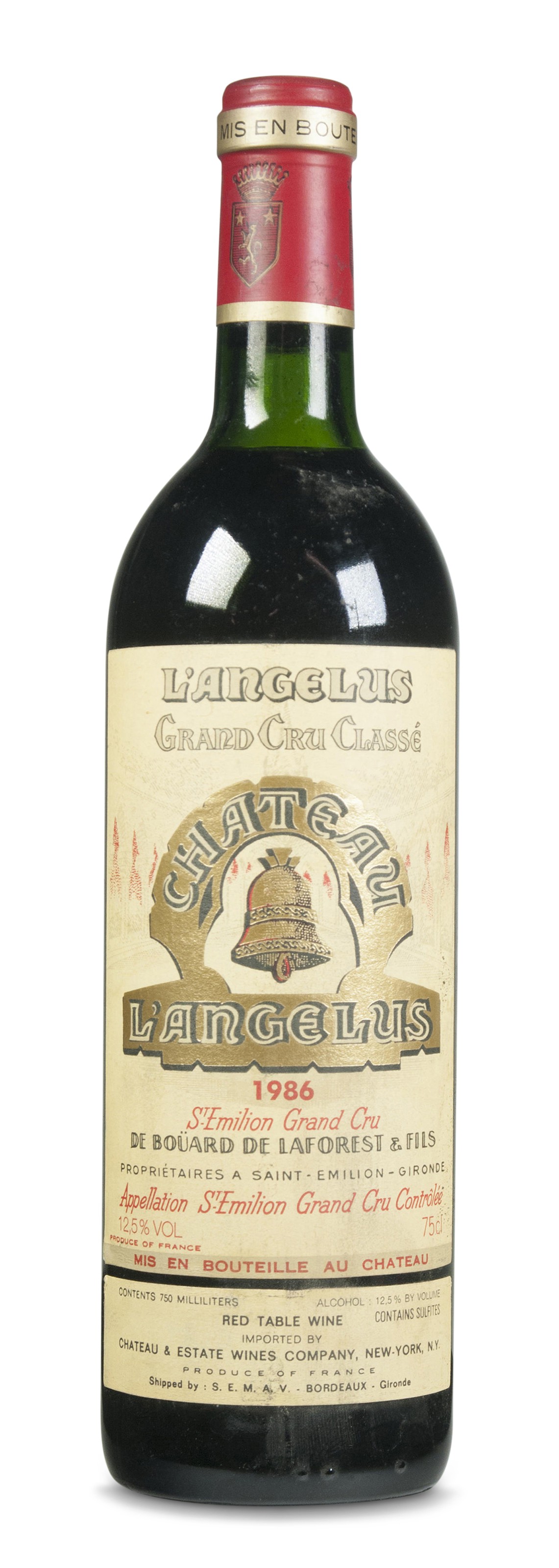 Château Angelus 1986, Saint-Emilion, 1er grand cru classe (A